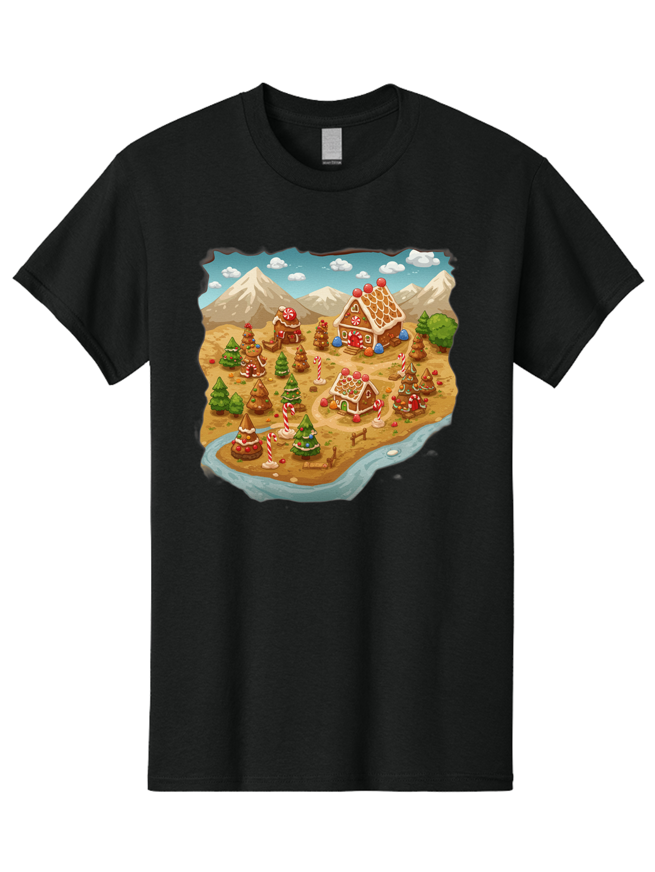 Gingerbread-Village Men'S Graphic Tee, 100% Cotton, Comfortable Casual Summer Wear, Machine Washable, Vintage Camera, Old Camera, Antique Camera, Black Camera, Classic Photography, Photography Equipment, Nostalgic Device, Film Camera, Baf129
