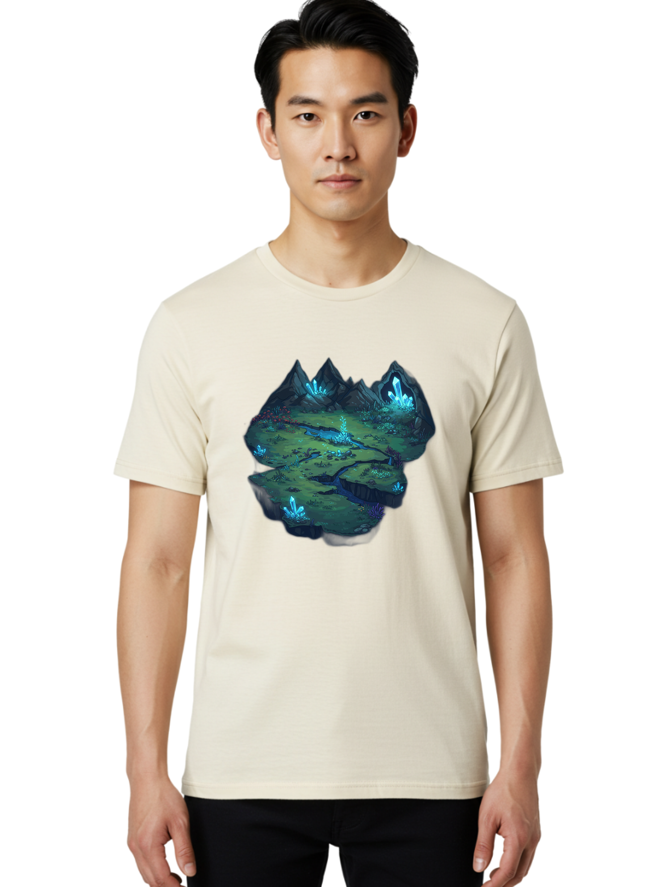 Glowing-Crystals Men'S Graphic Tee, 100% Cotton, Comfortable Casual Summer Wear, Machine Washable, Vintage Camera, Old Camera, Antique Camera, Black Camera, Classic Photography, Photography Equipment, Nostalgic Device, Film Camera, Camera Art Baf131