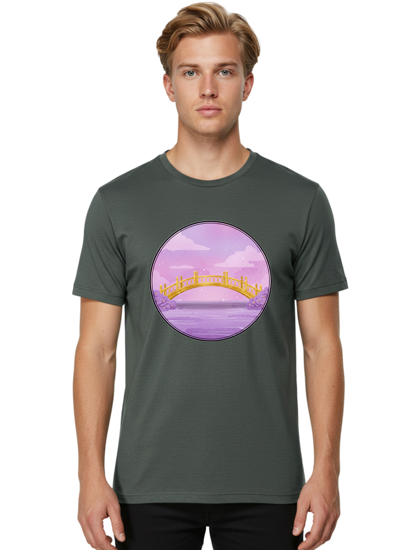 Golden-Bridge Men'S Graphic Tee, 100% Cotton, Comfortable Casual Summer Wear, Machine Washable, Vintage Camera, Old Camera, Antique Camera, Black Camera, Classic Photography, Photography Equipment, Nostalgic Device, Film Camera, Camera Art Baf133