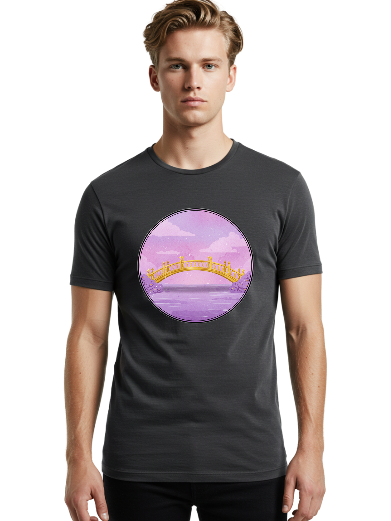 Golden-Bridge Men'S Graphic Tee, 100% Cotton, Comfortable Casual Summer Wear, Machine Washable, Vintage Camera, Old Camera, Antique Camera, Black Camera, Classic Photography, Photography Equipment, Nostalgic Device, Film Camera, Camera Art Baf133