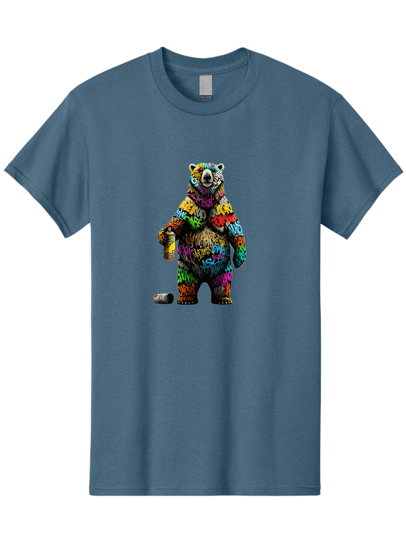 Graffiti-Bear Men'S Graphic Tee, 100% Cotton, Comfortable Casual Summer Wear, Machine Washable, Vintage Camera, Old Camera, Antique Camera, Black Camera, Classic Photography, Photography Equipment, Nostalgic Device, Film Camera, Camera Art Baf135