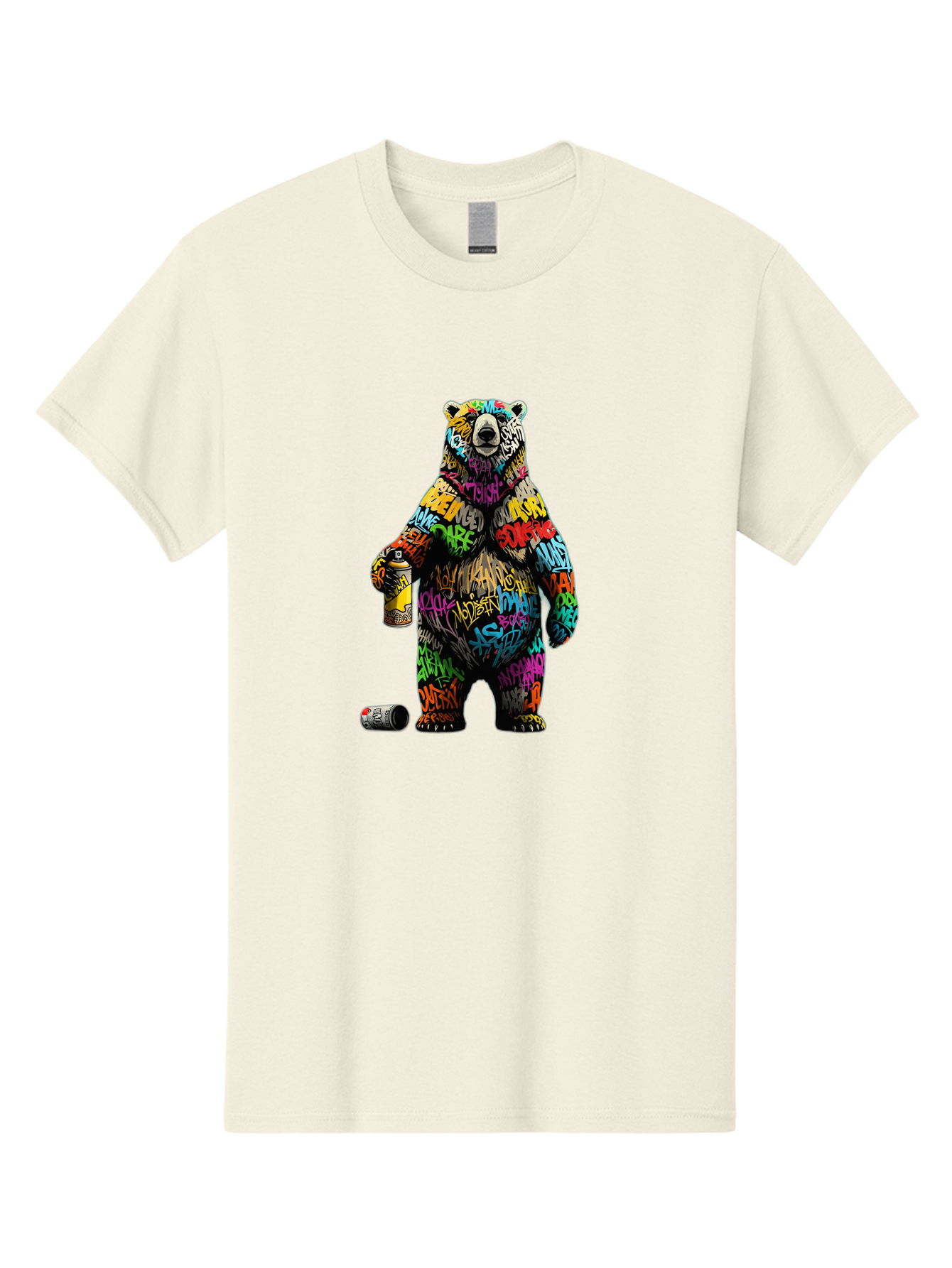 Graffiti-Bear Men'S Graphic Tee, 100% Cotton, Comfortable Casual Summer Wear, Machine Washable, Vintage Camera, Old Camera, Antique Camera, Black Camera, Classic Photography, Photography Equipment, Nostalgic Device, Film Camera, Camera Art Baf135