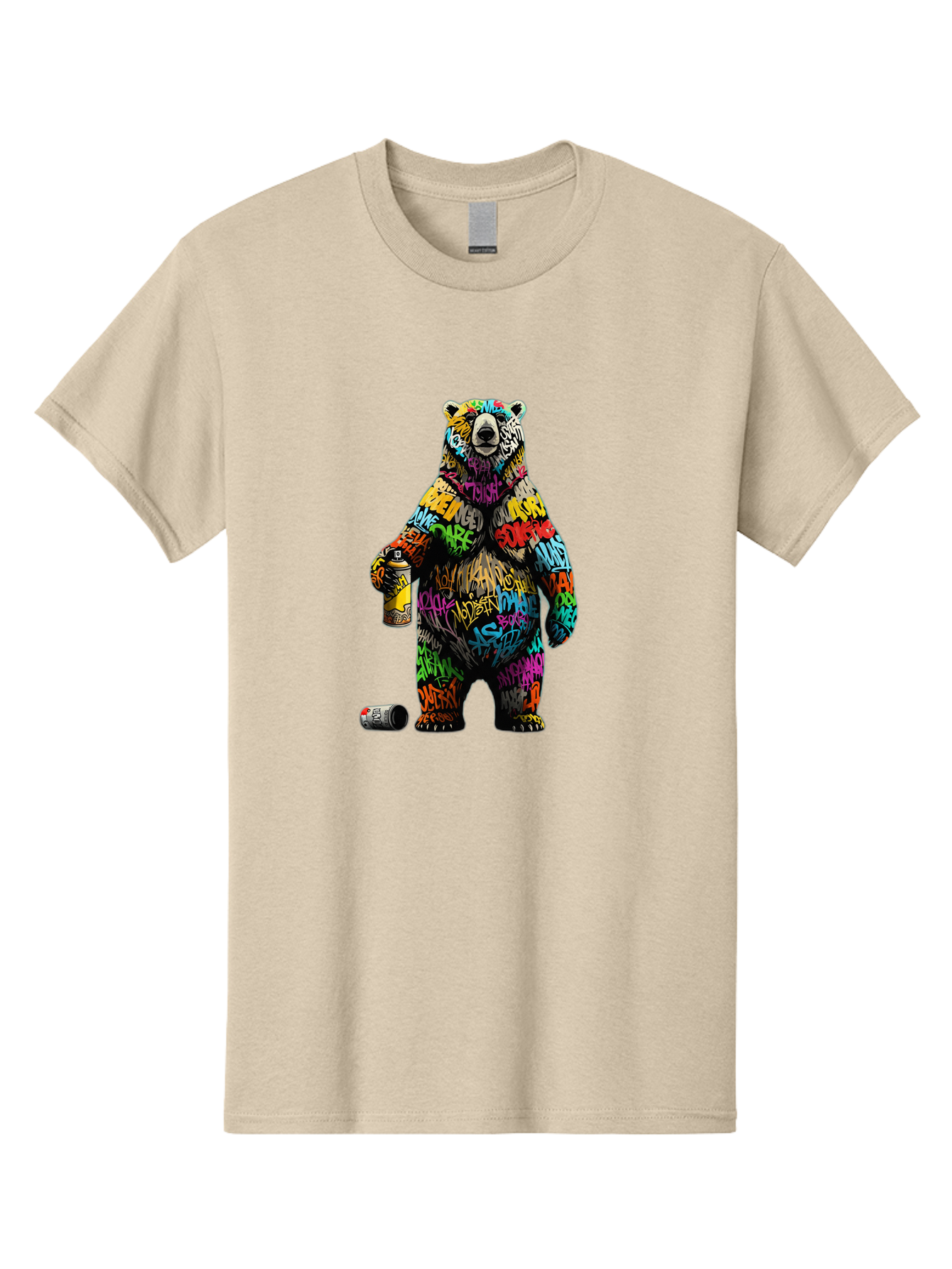 Graffiti-Bear Men'S Graphic Tee, 100% Cotton, Comfortable Casual Summer Wear, Machine Washable, Vintage Camera, Old Camera, Antique Camera, Black Camera, Classic Photography, Photography Equipment, Nostalgic Device, Film Camera, Camera Art Baf135