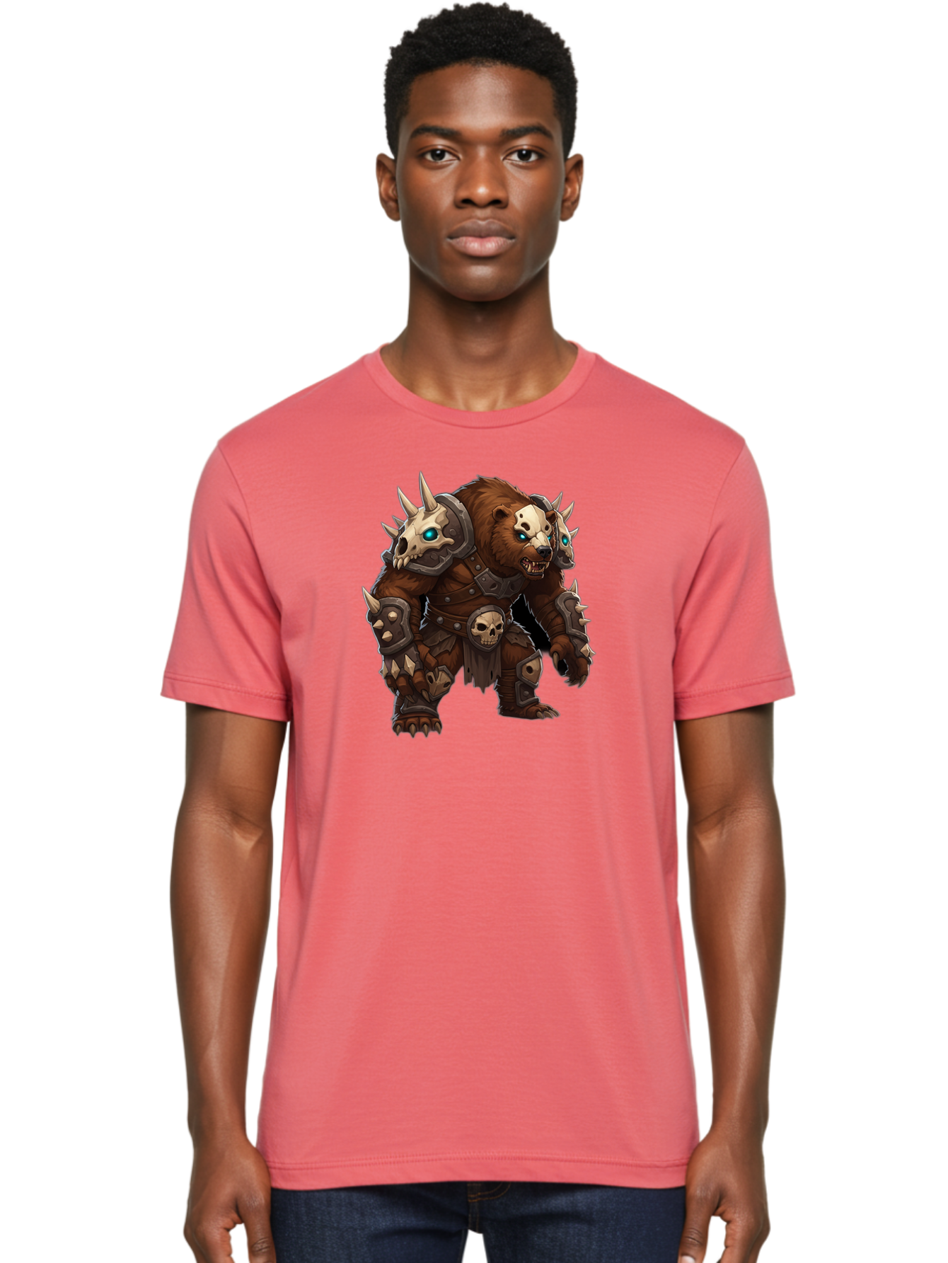 Grizzly-Terror Men'S Graphic Tee, 100% Cotton, Comfortable Casual Summer Wear, Machine Washable, Vintage Camera, Old Camera, Antique Camera, Black Camera, Classic Photography, Photography Equipment, Nostalgic Device, Film Camera, Camera Art Baf138