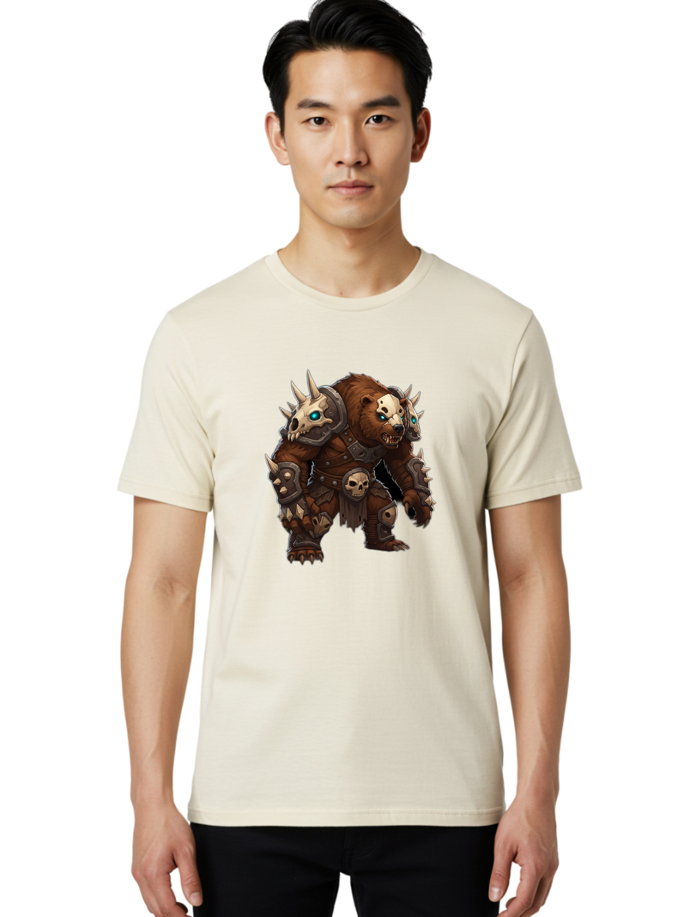 Grizzly-Terror Men'S Graphic Tee, 100% Cotton, Comfortable Casual Summer Wear, Machine Washable, Vintage Camera, Old Camera, Antique Camera, Black Camera, Classic Photography, Photography Equipment, Nostalgic Device, Film Camera, Camera Art Baf138