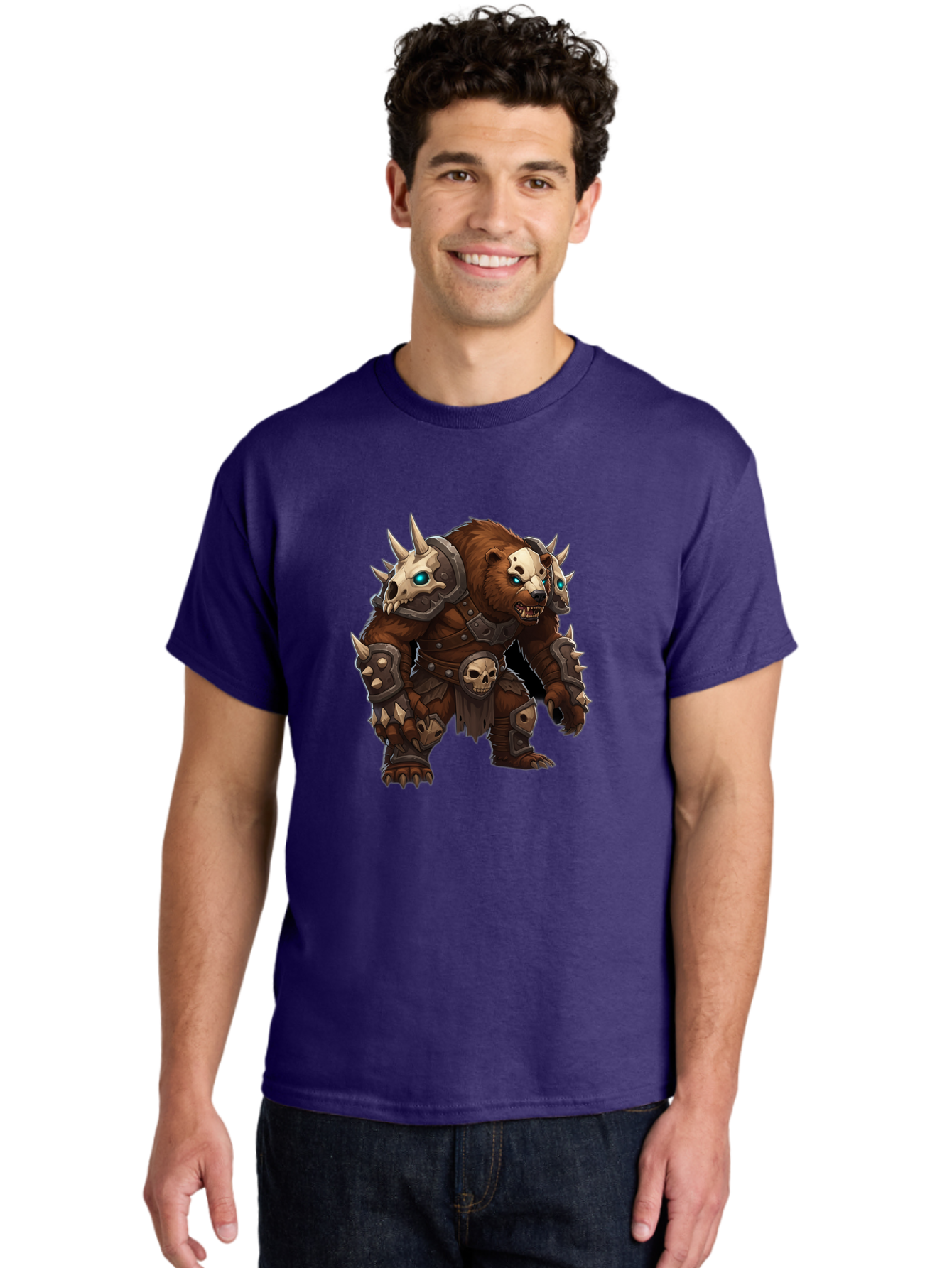 Grizzly-Terror Men'S Graphic Tee, 100% Cotton, Comfortable Casual Summer Wear, Machine Washable, Vintage Camera, Old Camera, Antique Camera, Black Camera, Classic Photography, Photography Equipment, Nostalgic Device, Film Camera, Camera Art Baf138