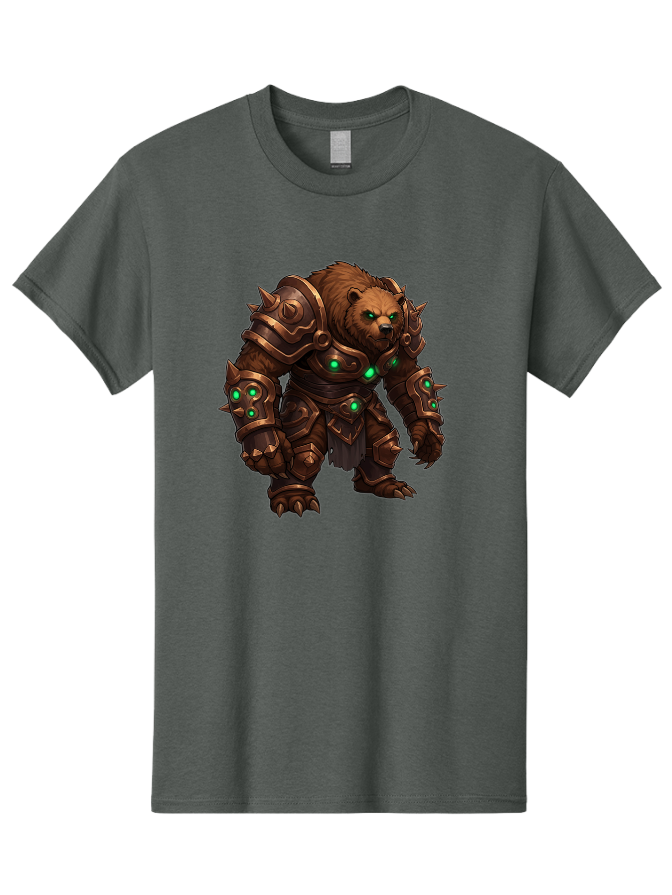 Guardian-Bear-1 Men'S Graphic Tee, 100% Cotton, Comfortable Casual Summer Wear, Machine Washable, Vintage Camera, Old Camera, Antique Camera, Black Camera, Classic Photography, Photography Equipment, Nostalgic Device, Film Camera, Camera Art Baf140