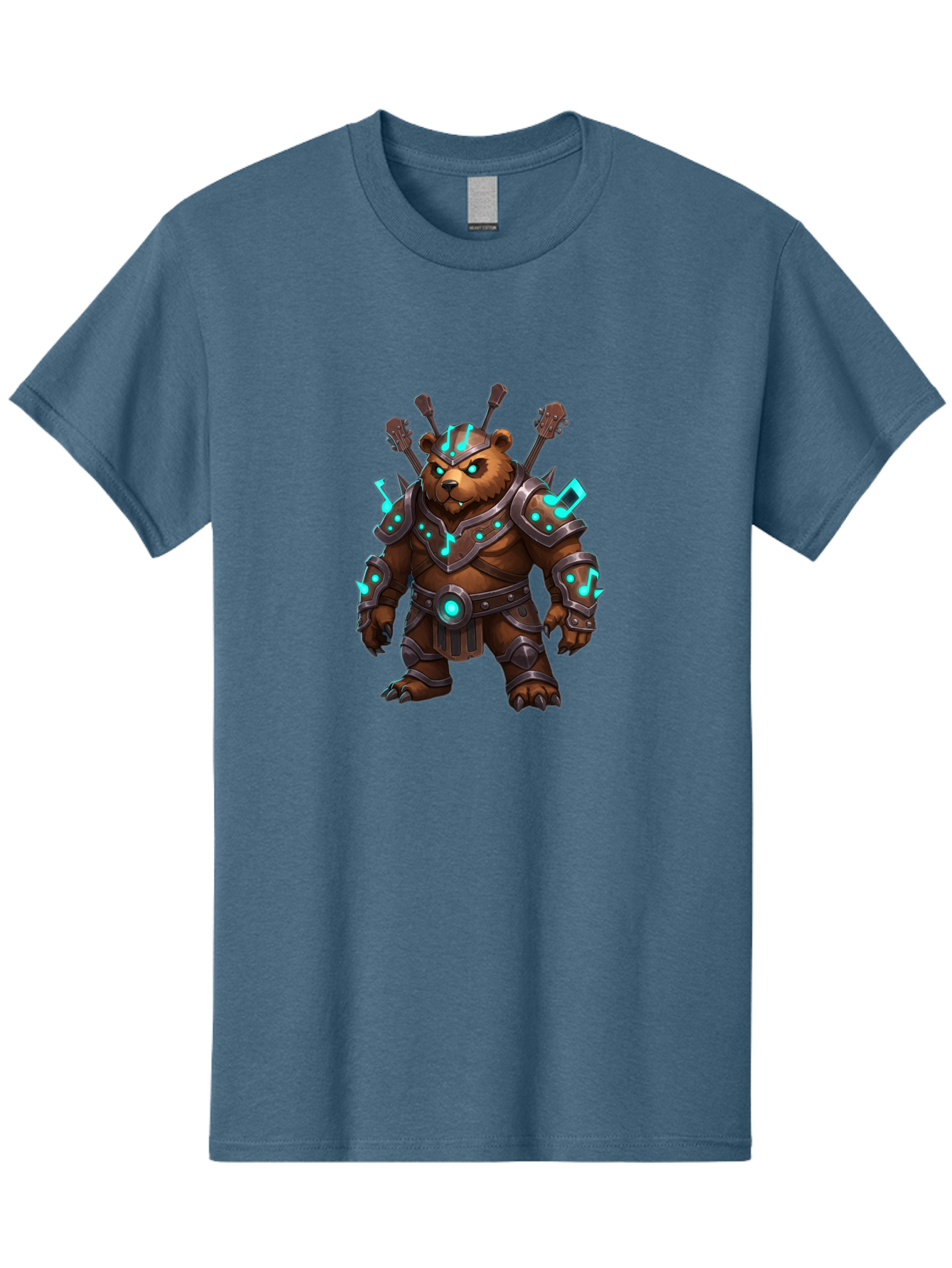 Guitar-Bear-Knight Men'S Graphic Tee, 100% Cotton, Comfortable Casual Summer Wear, Machine Washable, Vintage Camera, Old Camera, Antique Camera, Black Camera, Classic Photography, Photography Equipment, Nostalgic Device, Film Camera, Baf142
