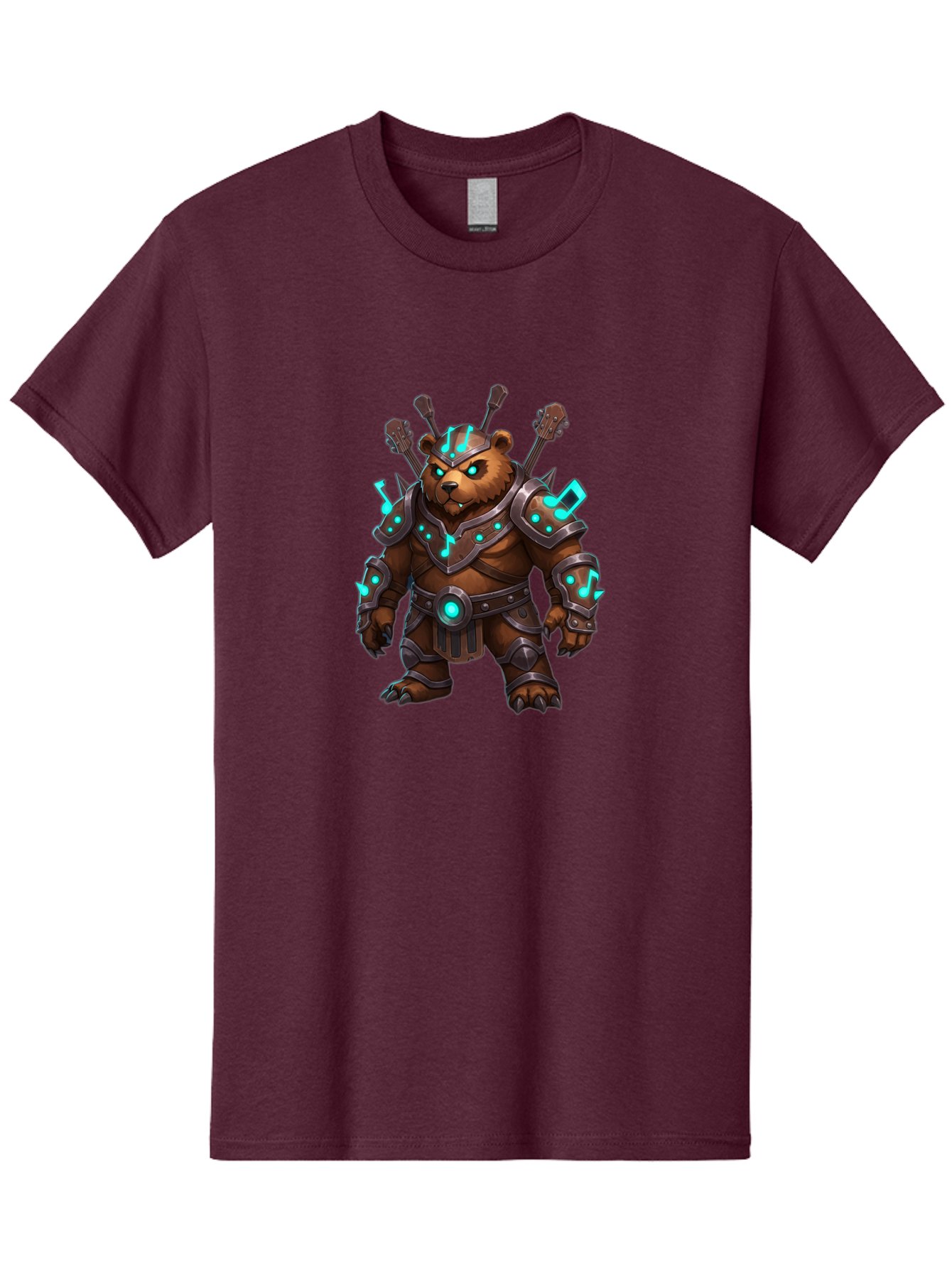Guitar-Bear-Knight Men'S Graphic Tee, 100% Cotton, Comfortable Casual Summer Wear, Machine Washable, Vintage Camera, Old Camera, Antique Camera, Black Camera, Classic Photography, Photography Equipment, Nostalgic Device, Film Camera, Baf142