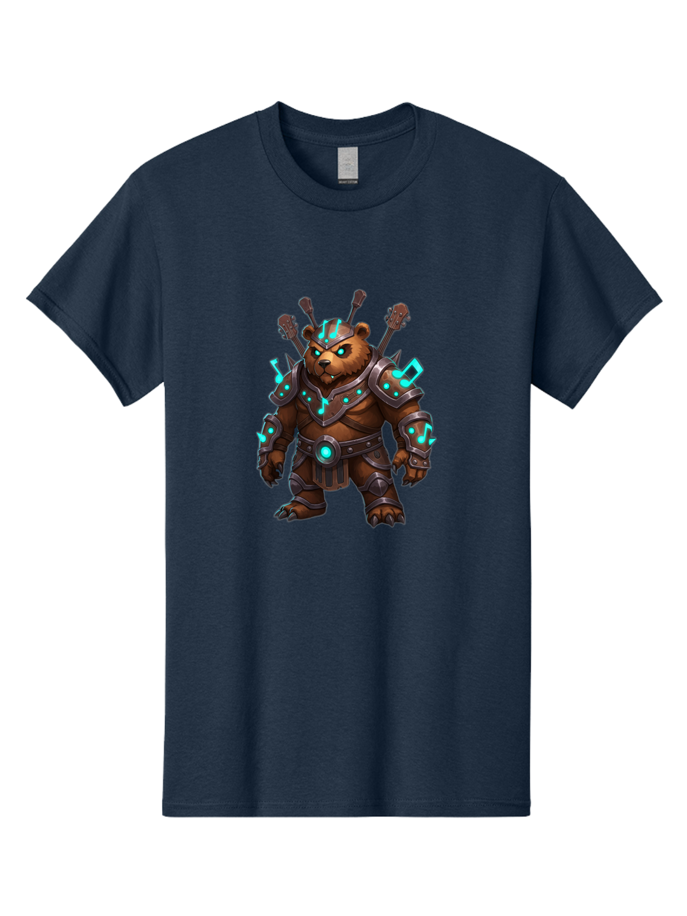 Guitar-Bear-Knight Men'S Graphic Tee, 100% Cotton, Comfortable Casual Summer Wear, Machine Washable, Vintage Camera, Old Camera, Antique Camera, Black Camera, Classic Photography, Photography Equipment, Nostalgic Device, Film Camera, Baf142