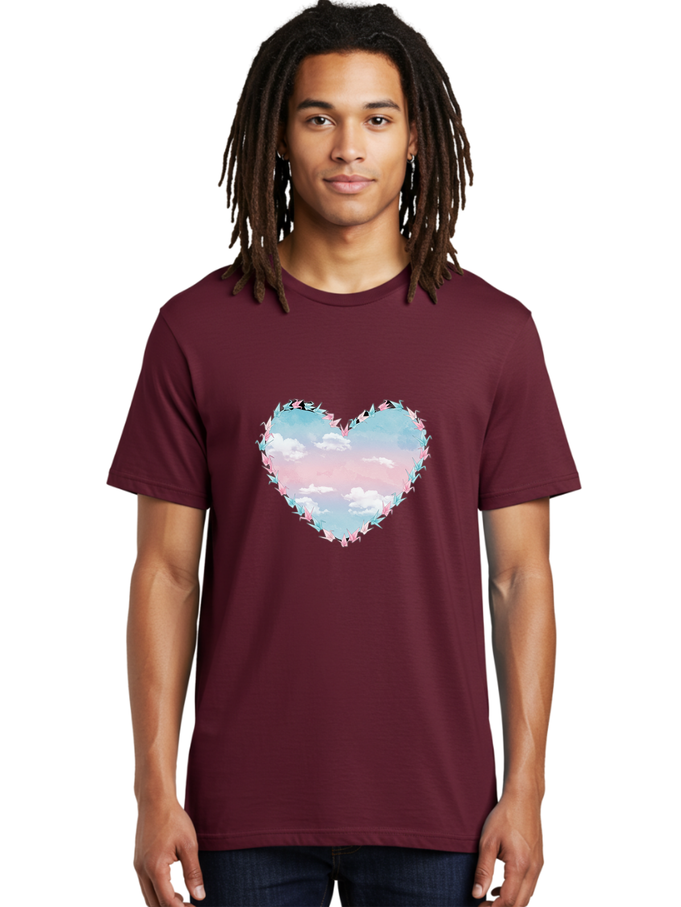 Heart-Shaped-Sky Men'S Graphic Tee, 100% Cotton, Comfortable Casual Summer Wear, Machine Washable, Vintage Camera, Old Camera, Antique Camera, Black Camera, Classic Photography, Photography Equipment, Nostalgic Device, Film Camera, Camera Art Baf144