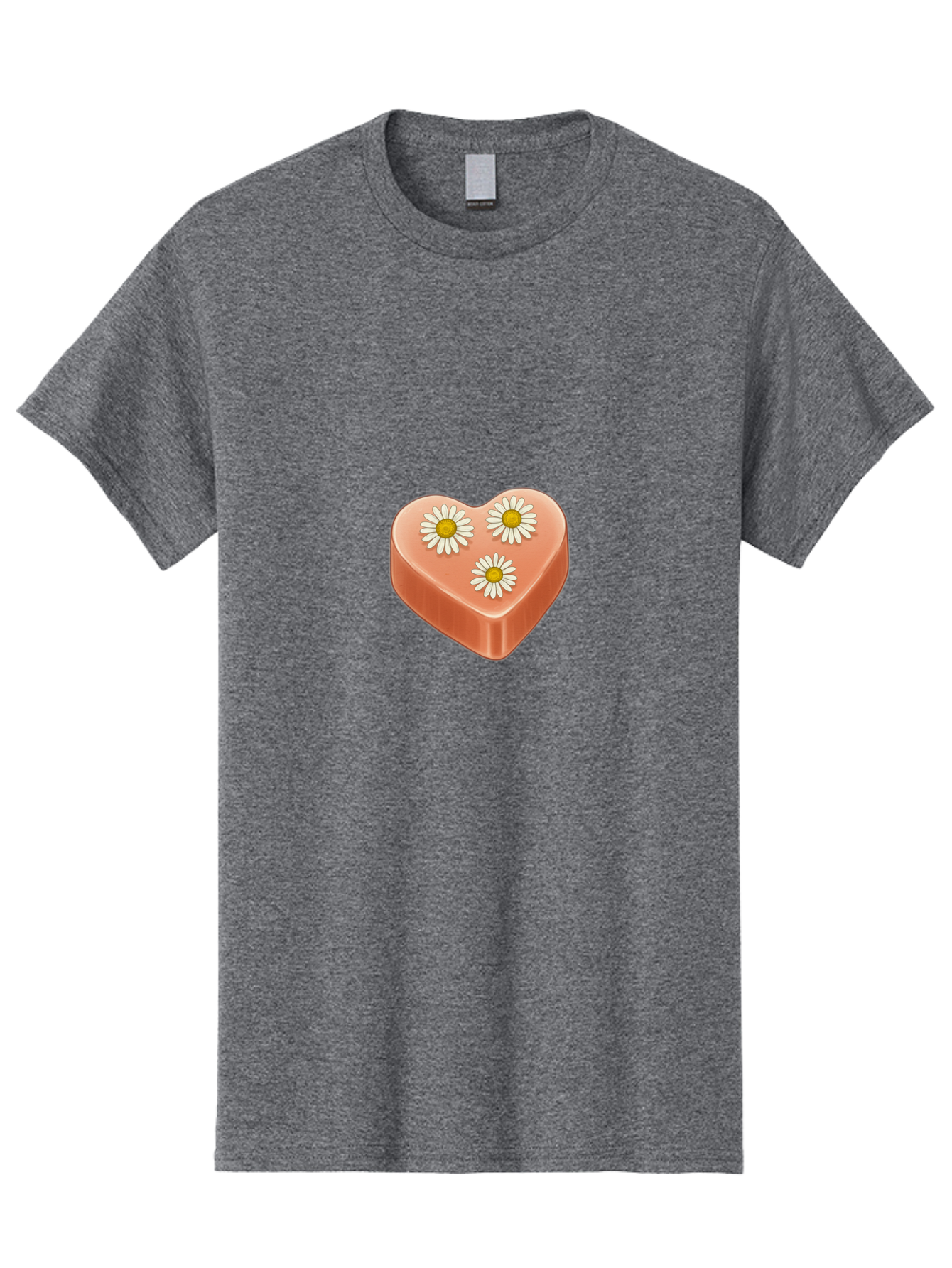 Heart-With-Daisies Men'S Graphic Tee, 100% Cotton, Comfortable Casual Summer Wear, Machine Washable, Vintage Camera, Old Camera, Antique Camera, Black Camera, Classic Photography, Photography Equipment, Nostalgic Device, Film Camera, Baf145