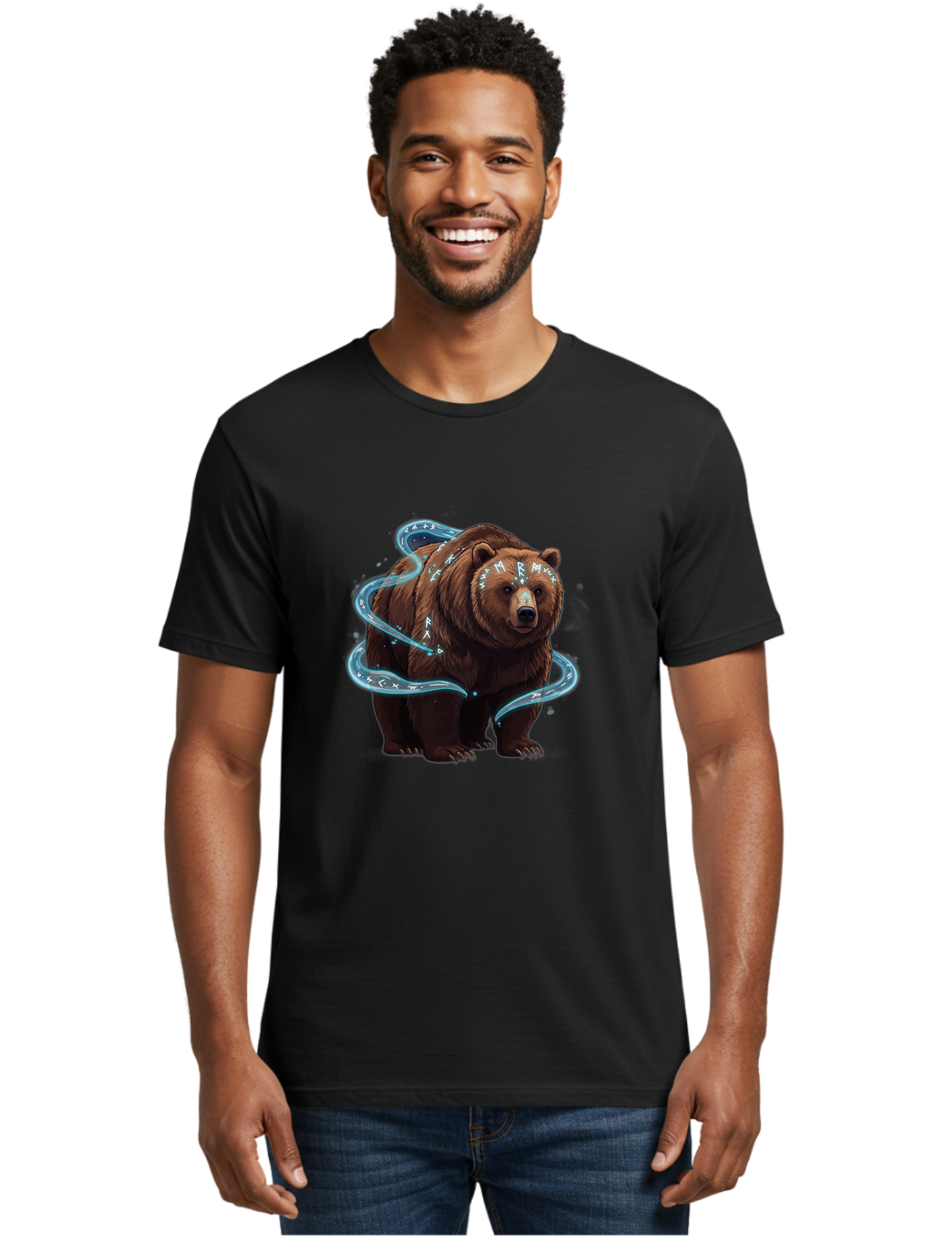 Hemmux-Bear Men'S Graphic Tee, 100% Cotton, Comfortable Casual Summer Wear, Machine Washable, Vintage Camera, Old Camera, Antique Camera, Black Camera, Classic Photography, Photography Equipment, Nostalgic Device, Film Camera, Camera Art Baf146