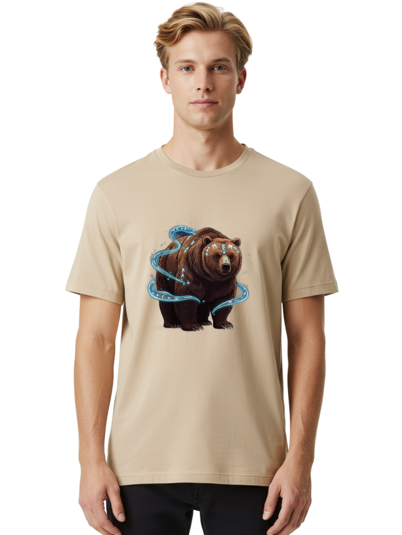 Hemmux-Bear Men'S Graphic Tee, 100% Cotton, Comfortable Casual Summer Wear, Machine Washable, Vintage Camera, Old Camera, Antique Camera, Black Camera, Classic Photography, Photography Equipment, Nostalgic Device, Film Camera, Camera Art Baf146