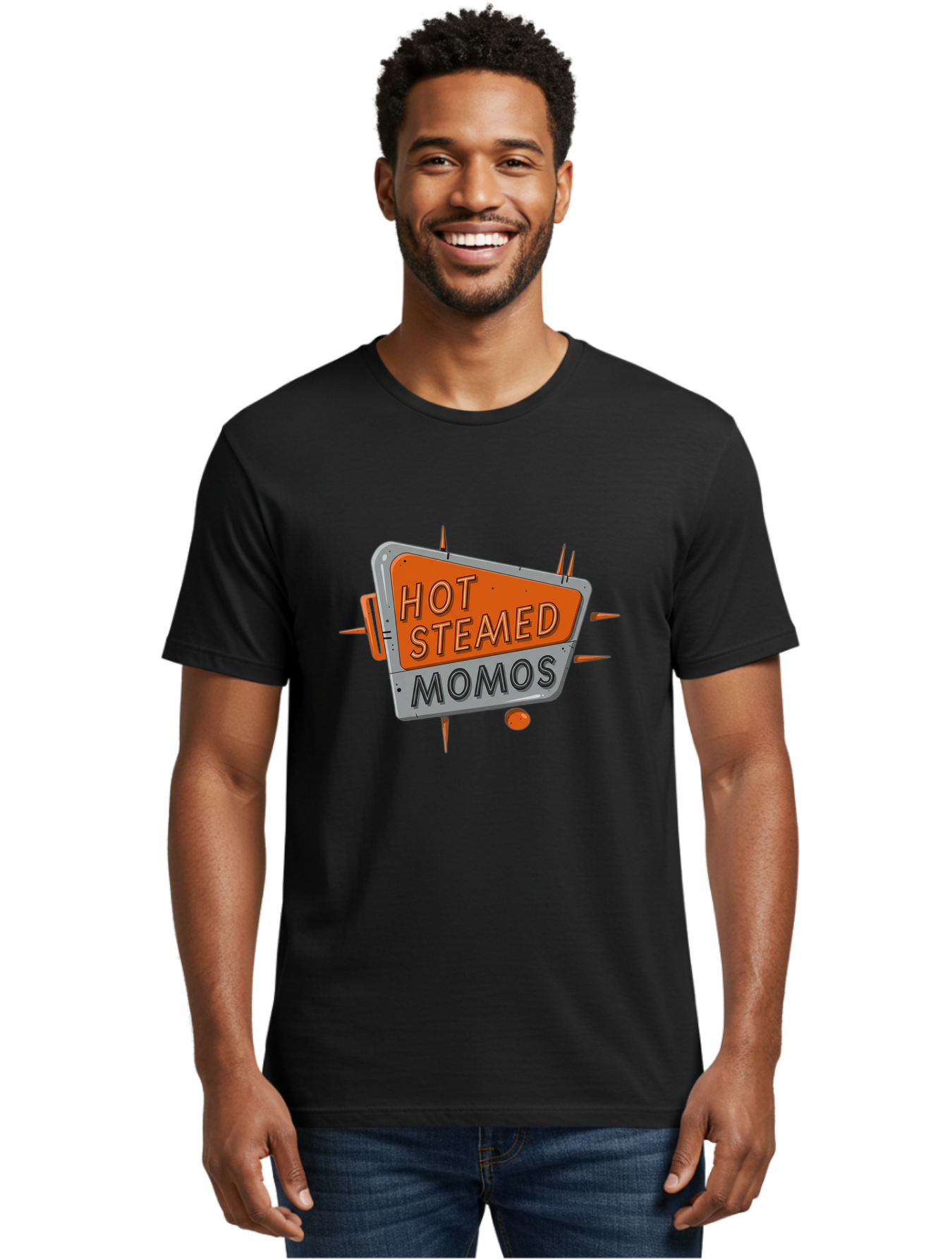 Hot-Steamed-Momos Men'S Graphic Tee, 100% Cotton, Comfortable Casual Summer Wear, Machine Washable, Vintage Camera, Old Camera, Antique Camera, Black Camera, Classic Photography, Photography Equipment, Nostalgic Device, Film Camera, Camera Art Baf149
