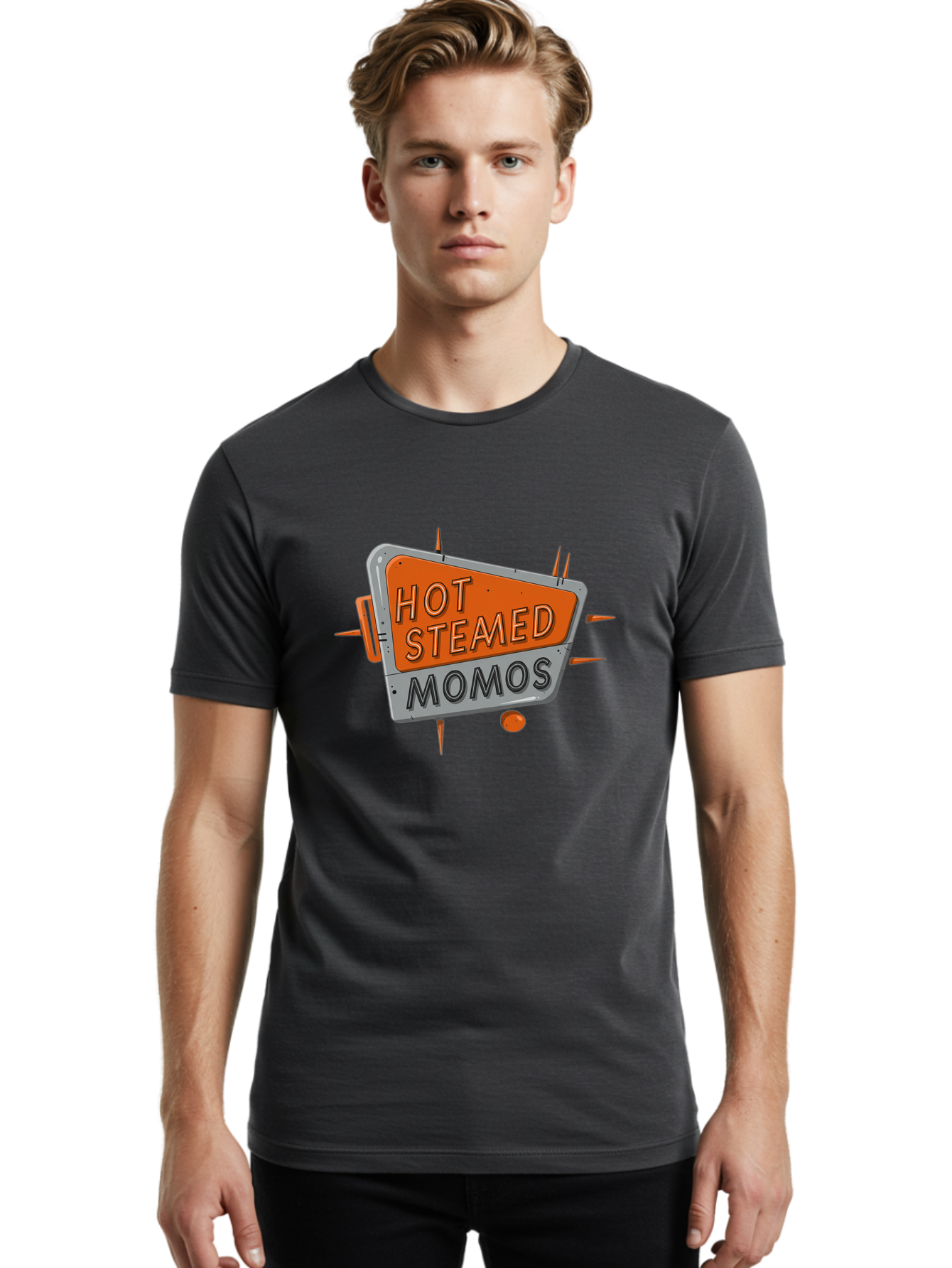 Hot-Steamed-Momos Men'S Graphic Tee, 100% Cotton, Comfortable Casual Summer Wear, Machine Washable, Vintage Camera, Old Camera, Antique Camera, Black Camera, Classic Photography, Photography Equipment, Nostalgic Device, Film Camera, Camera Art Baf149