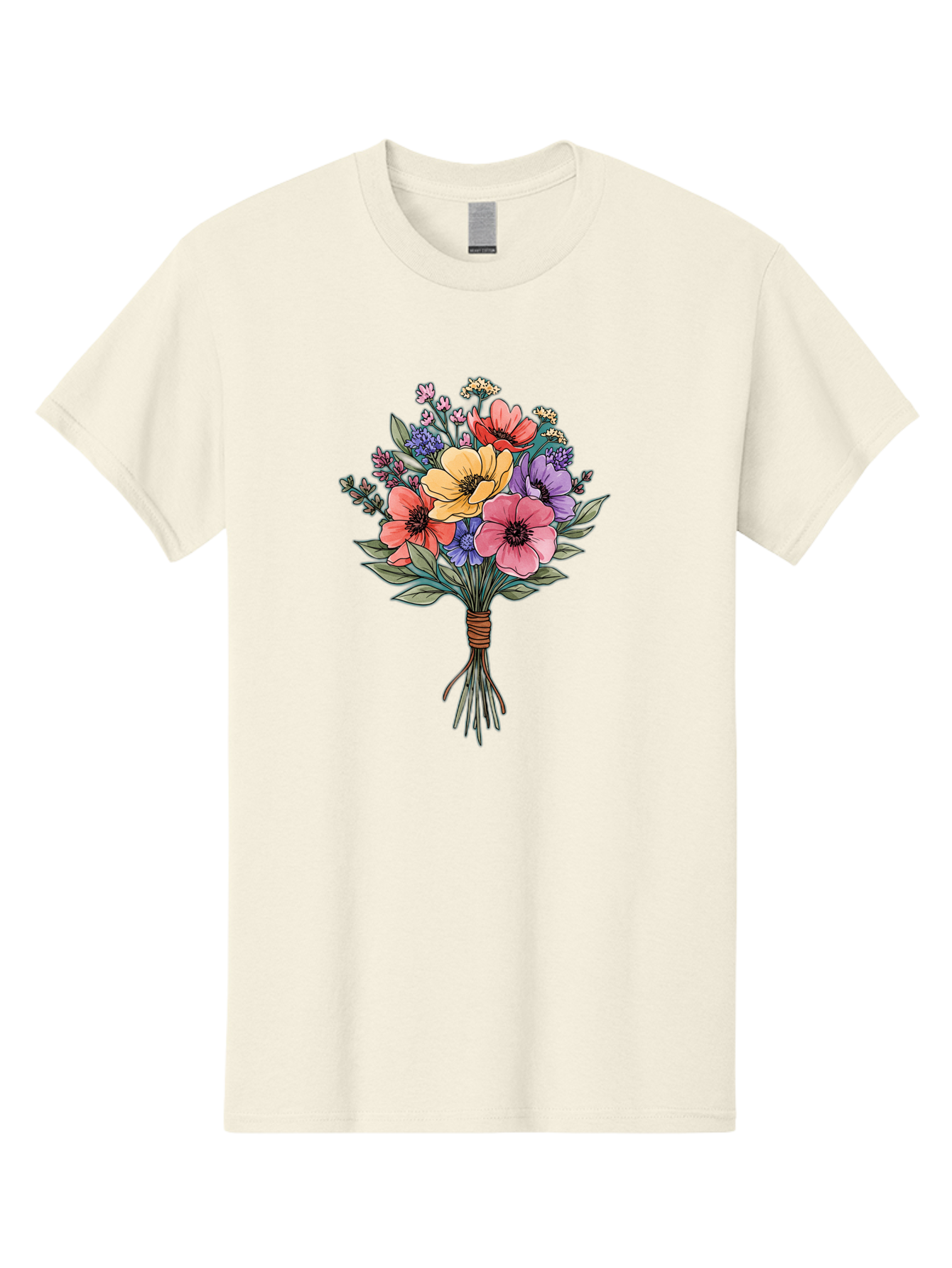 Illustrated-Flower-Bouquet Men'S Graphic Tee, 100% Cotton, Comfortable Casual Summer Wear, Machine Washable, Vintage Camera, Old Camera, Antique Camera, Black Camera, Classic Photography, Photography Equipment, Nostalgic Device, Film Camera, Baf150