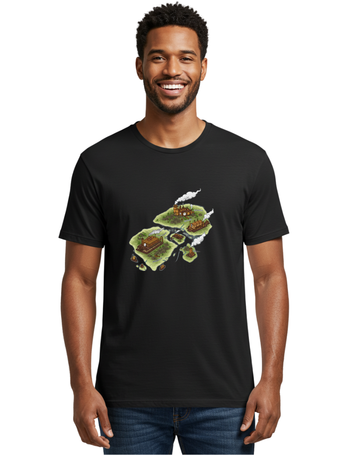 Industrial-Islands Men'S Graphic Tee, 100% Cotton, Comfortable Casual Summer Wear, Machine Washable, Vintage Camera, Old Camera, Antique Camera, Black Camera, Classic Photography, Photography Equipment, Nostalgic Device, Film Camera, Baf151