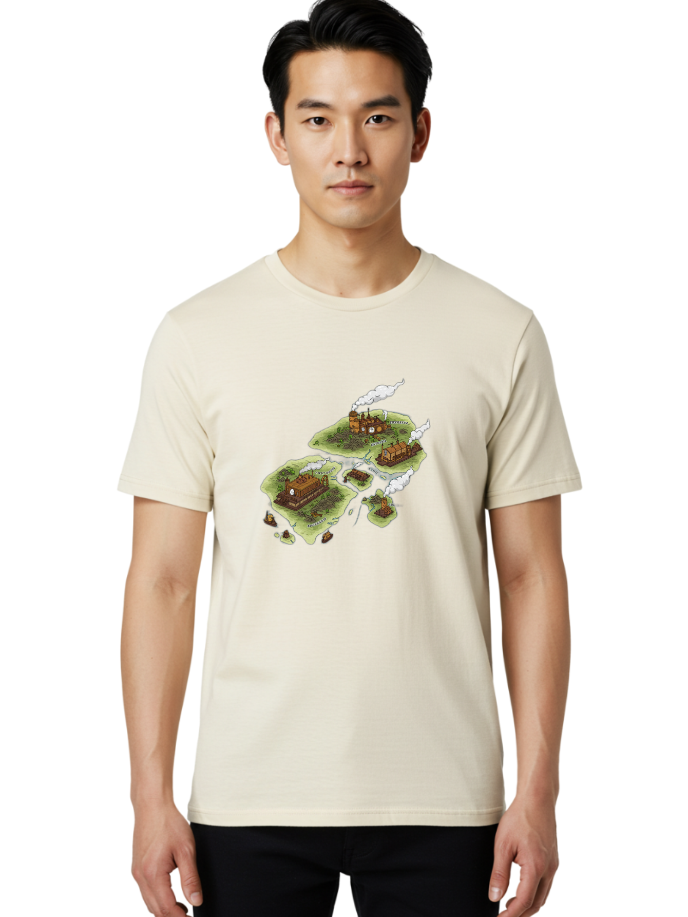 Industrial-Islands Men'S Graphic Tee, 100% Cotton, Comfortable Casual Summer Wear, Machine Washable, Vintage Camera, Old Camera, Antique Camera, Black Camera, Classic Photography, Photography Equipment, Nostalgic Device, Film Camera, Baf151