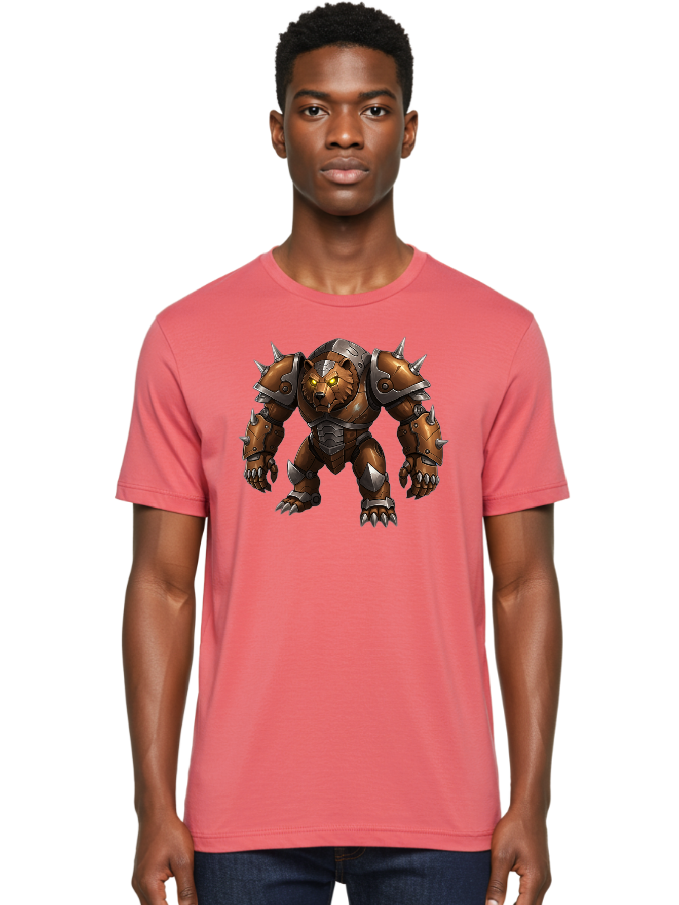 Iron-Bear Men'S Graphic Tee, 100% Cotton, Comfortable Casual Summer Wear, Machine Washable, Vintage Camera, Old Camera, Antique Camera, Black Camera, Classic Photography, Photography Equipment, Nostalgic Device, Film Camera, Camera Art Baf152