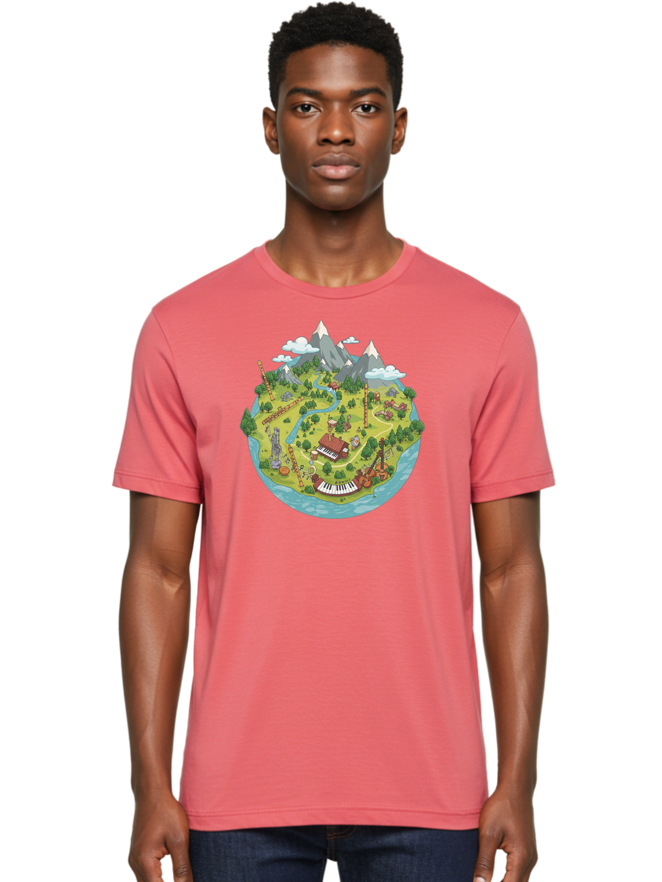 Island-Music-Scene Men'S Graphic Tee, 100% Cotton, Comfortable Casual Summer Wear, Machine Washable, Vintage Camera, Old Camera, Antique Camera, Black Camera, Classic Photography, Photography Equipment, Nostalgic Device, Film Camera, Baf153