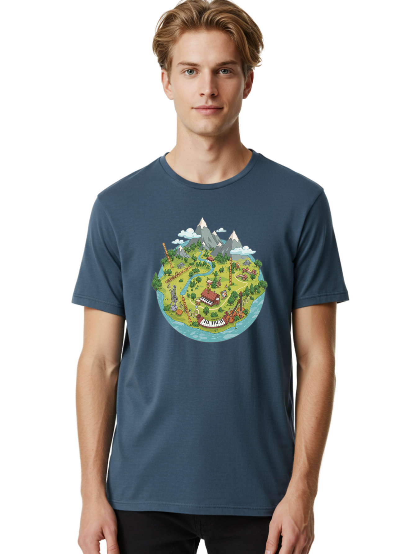 Island-Music-Scene Men'S Graphic Tee, 100% Cotton, Comfortable Casual Summer Wear, Machine Washable, Vintage Camera, Old Camera, Antique Camera, Black Camera, Classic Photography, Photography Equipment, Nostalgic Device, Film Camera, Baf153