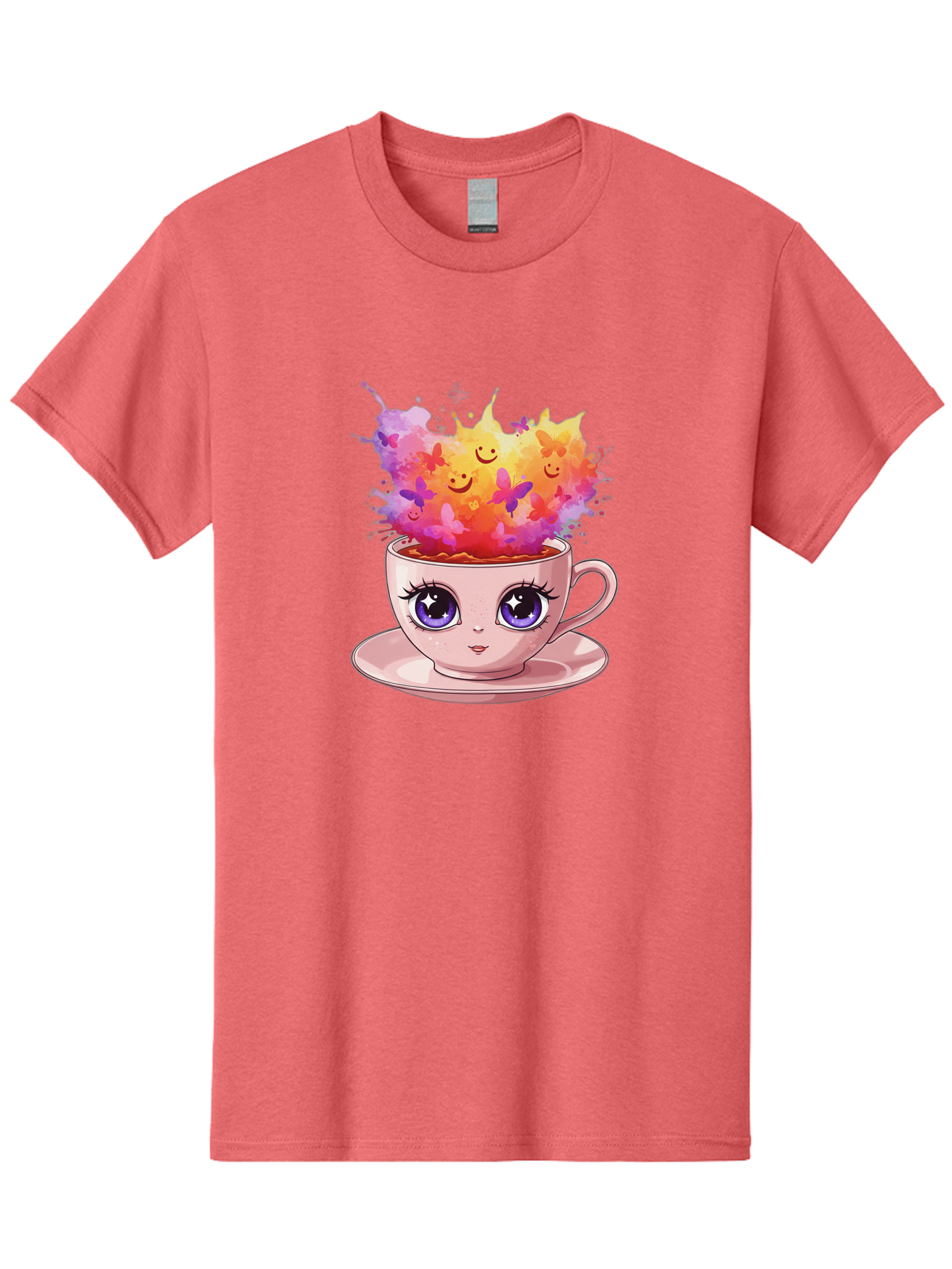 Kawaii-Coffee-Cup Men'S Graphic Tee, 100% Cotton, Comfortable Casual Summer Wear, Machine Washable, Vintage Camera, Old Camera, Antique Camera, Black Camera, Classic Photography, Photography Equipment, Nostalgic Device, Film Camera, Camera Art Baf158