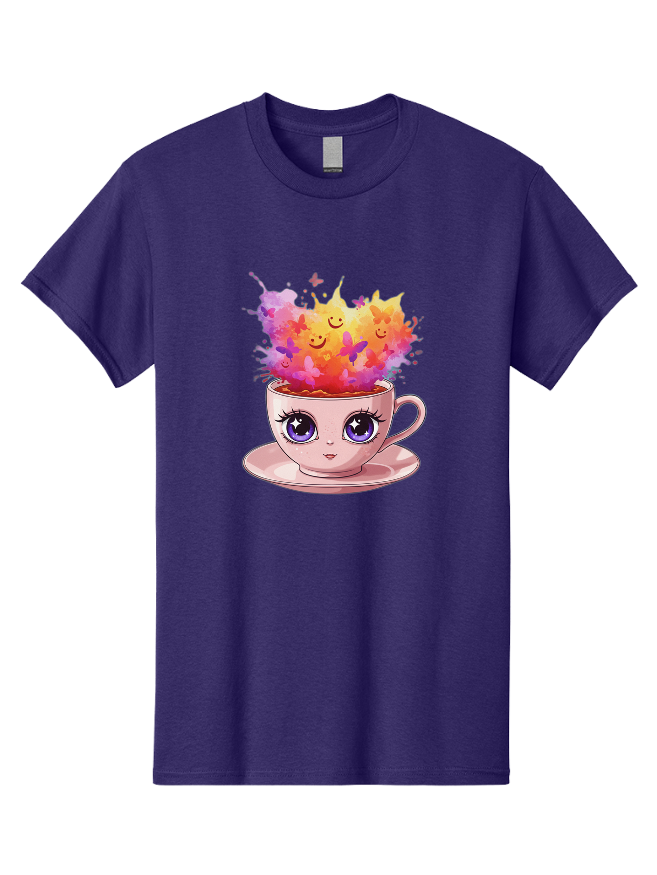 Kawaii-Coffee-Cup Men'S Graphic Tee, 100% Cotton, Comfortable Casual Summer Wear, Machine Washable, Vintage Camera, Old Camera, Antique Camera, Black Camera, Classic Photography, Photography Equipment, Nostalgic Device, Film Camera, Camera Art Baf158