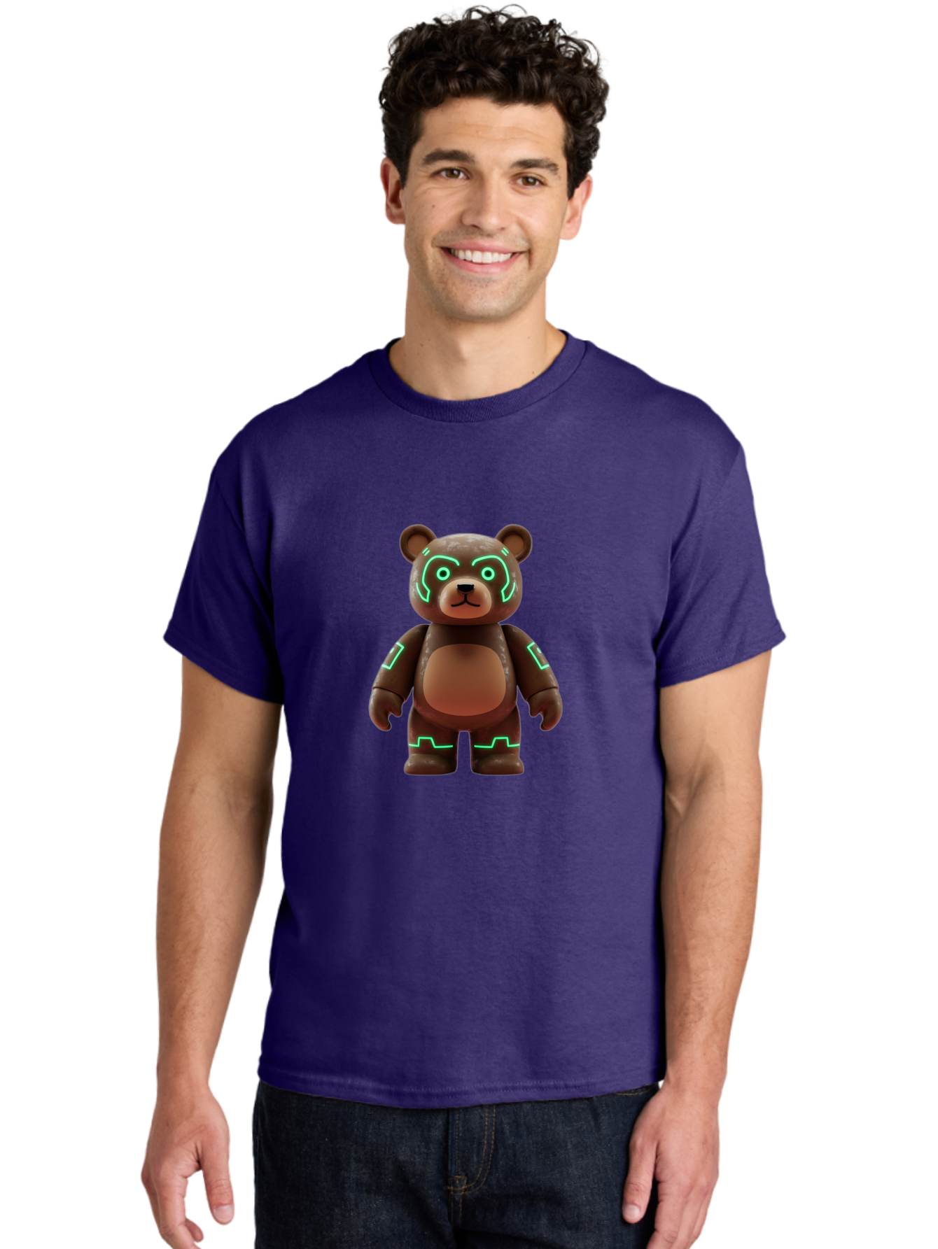 Kaws-Bearbrick Men'S Graphic Tee, 100% Cotton, Comfortable Casual Summer Wear, Machine Washable, Vintage Camera, Old Camera, Antique Camera, Black Camera, Classic Photography, Photography Equipment, Nostalgic Device, Film Camera, Camera Art Baf160