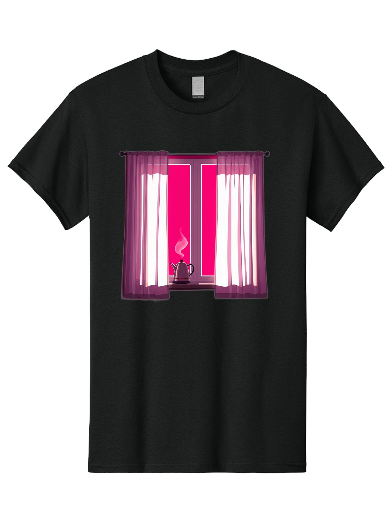 Kettle-On-Windowsill Men'S Graphic Tee, 100% Cotton, Comfortable Casual Summer Wear, Machine Washable, Vintage Camera, Old Camera, Antique Camera, Black Camera, Classic Photography, Photography Equipment, Nostalgic Device, Film Camera, Baf161