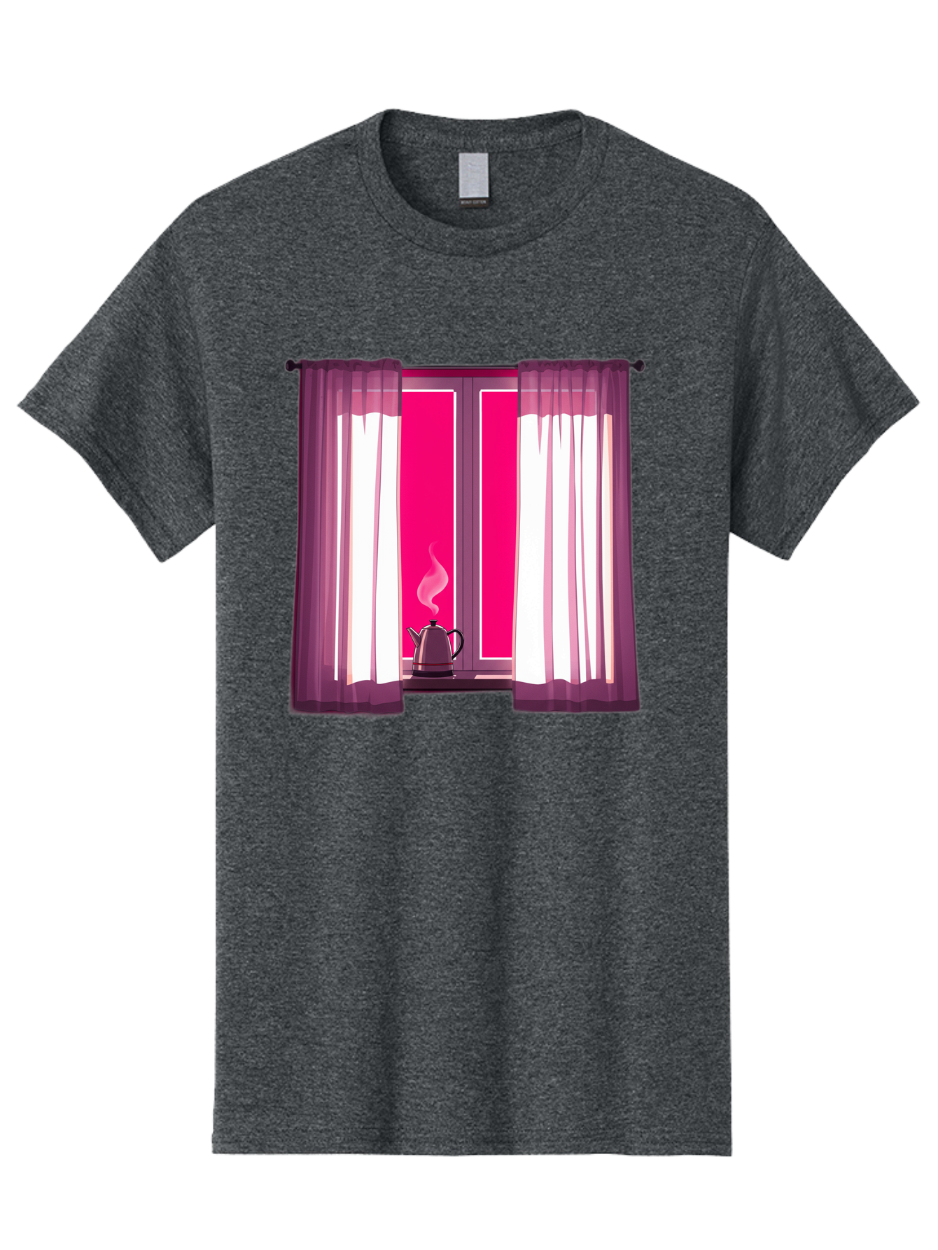 Kettle-On-Windowsill Men'S Graphic Tee, 100% Cotton, Comfortable Casual Summer Wear, Machine Washable, Vintage Camera, Old Camera, Antique Camera, Black Camera, Classic Photography, Photography Equipment, Nostalgic Device, Film Camera, Baf161