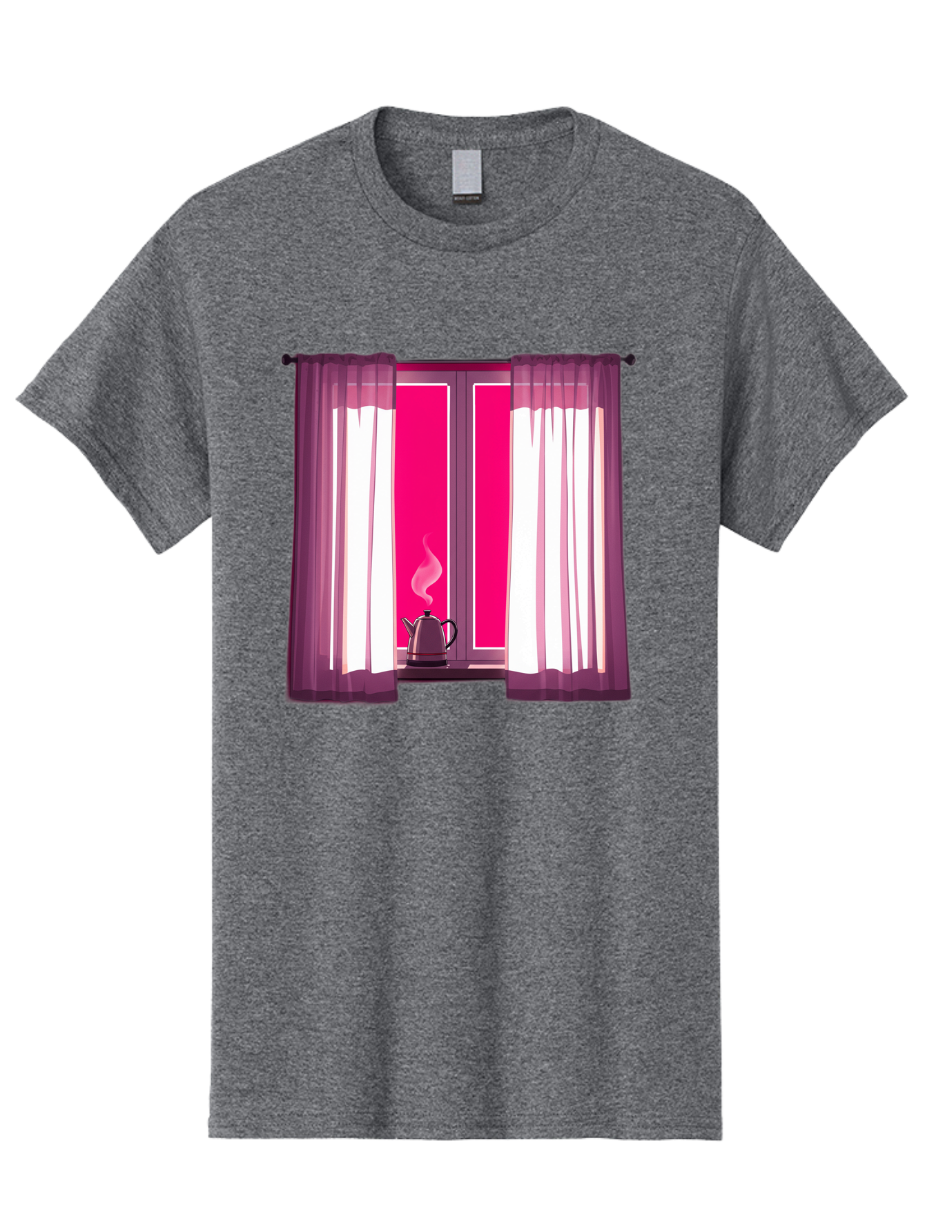 Kettle-On-Windowsill Men'S Graphic Tee, 100% Cotton, Comfortable Casual Summer Wear, Machine Washable, Vintage Camera, Old Camera, Antique Camera, Black Camera, Classic Photography, Photography Equipment, Nostalgic Device, Film Camera, Baf161