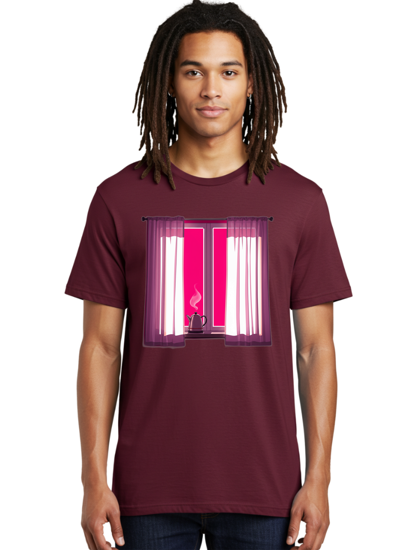 Kettle-On-Windowsill Men'S Graphic Tee, 100% Cotton, Comfortable Casual Summer Wear, Machine Washable, Vintage Camera, Old Camera, Antique Camera, Black Camera, Classic Photography, Photography Equipment, Nostalgic Device, Film Camera, Baf161