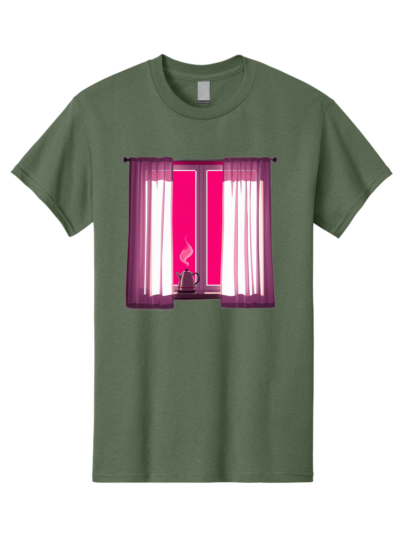 Kettle-On-Windowsill Men'S Graphic Tee, 100% Cotton, Comfortable Casual Summer Wear, Machine Washable, Vintage Camera, Old Camera, Antique Camera, Black Camera, Classic Photography, Photography Equipment, Nostalgic Device, Film Camera, Baf161