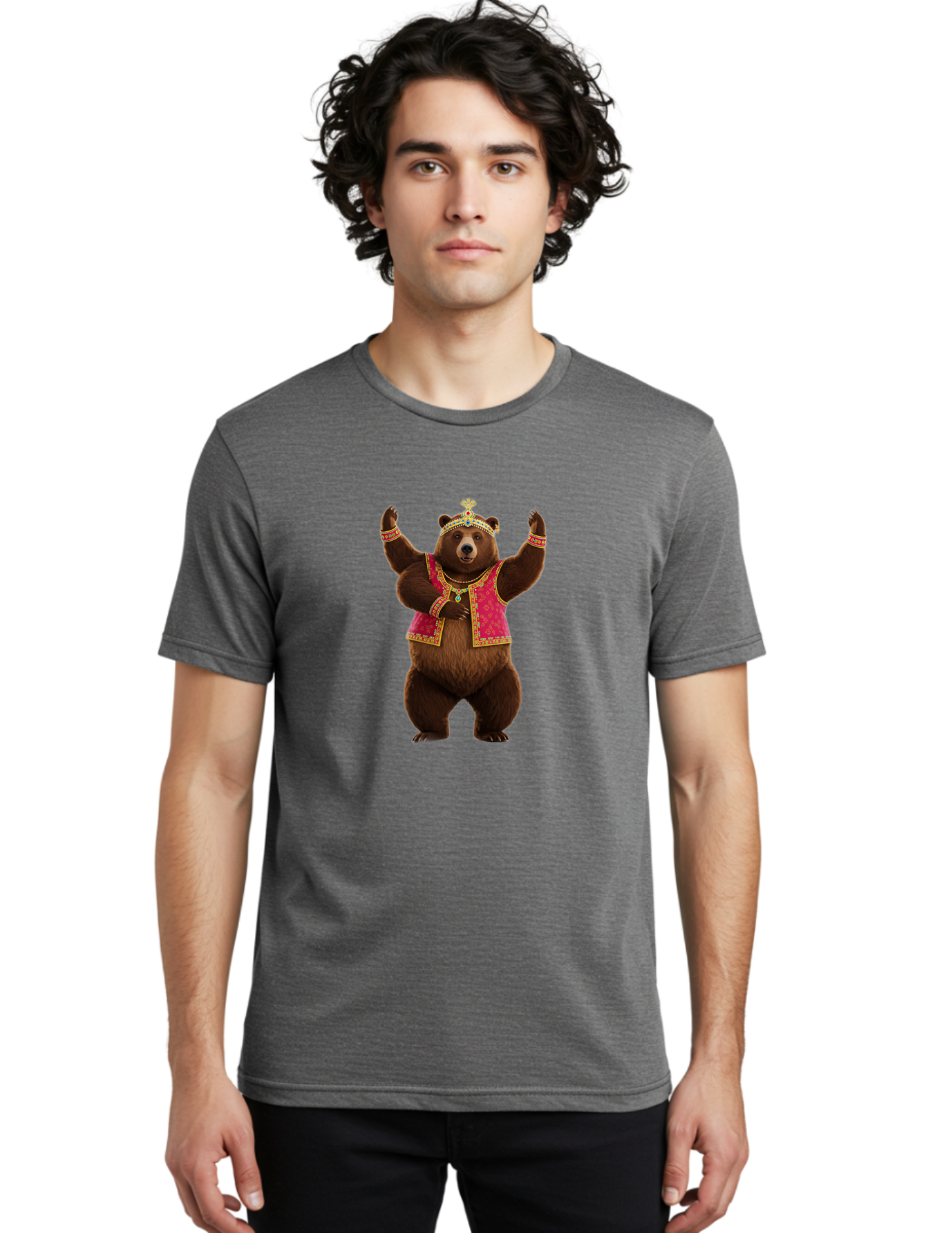 King-Bear Men'S Graphic Tee, 100% Cotton, Comfortable Casual Summer Wear, Machine Washable, Vintage Camera, Old Camera, Antique Camera, Black Camera, Classic Photography, Photography Equipment, Nostalgic Device, Film Camera, Camera Art Baf164