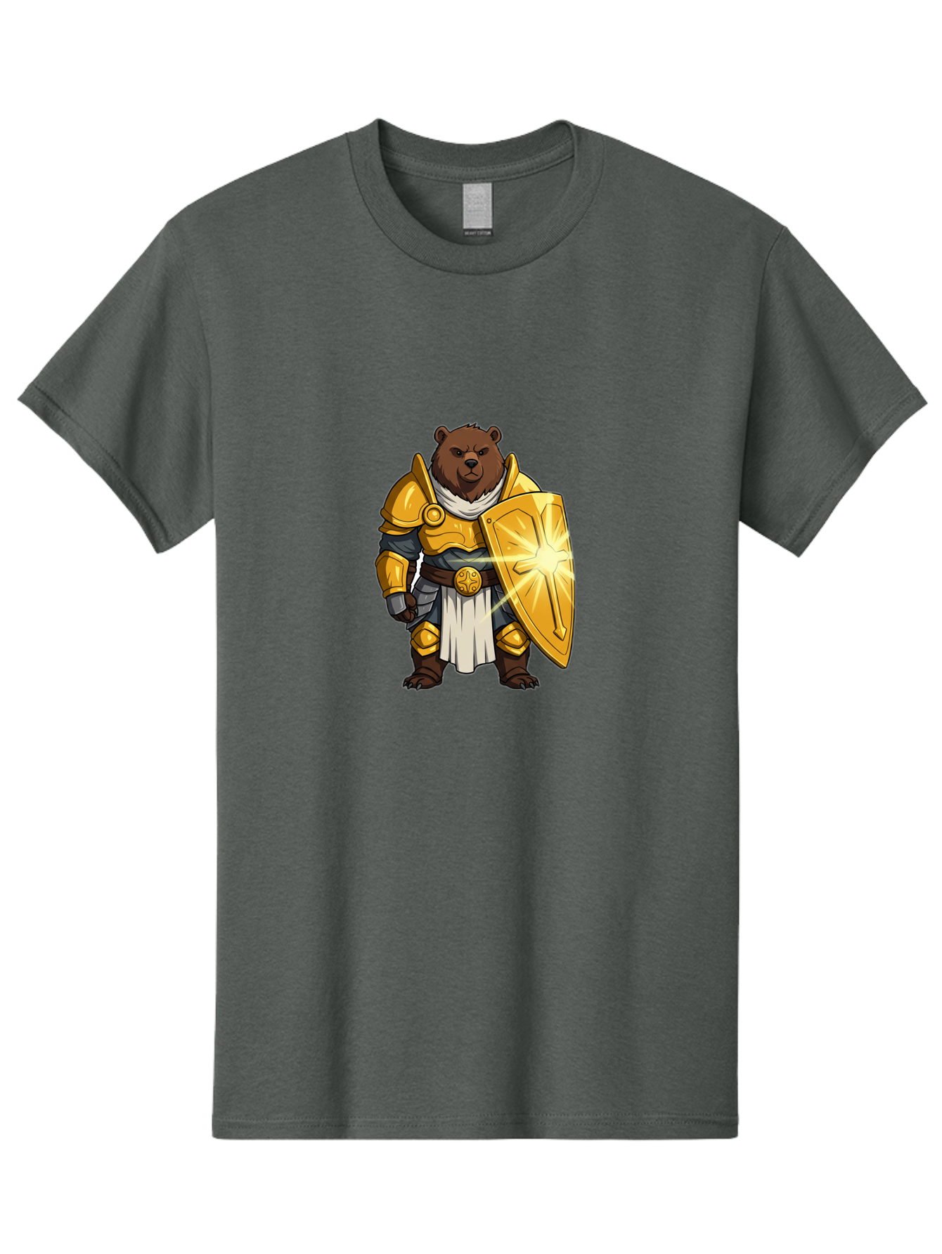 Knight-Bear-1 Men'S Graphic Tee, 100% Cotton, Comfortable Casual Summer Wear, Machine Washable, Vintage Camera, Old Camera, Antique Camera, Black Camera, Classic Photography, Photography Equipment, Nostalgic Device, Film Camera, Camera Art Baf165