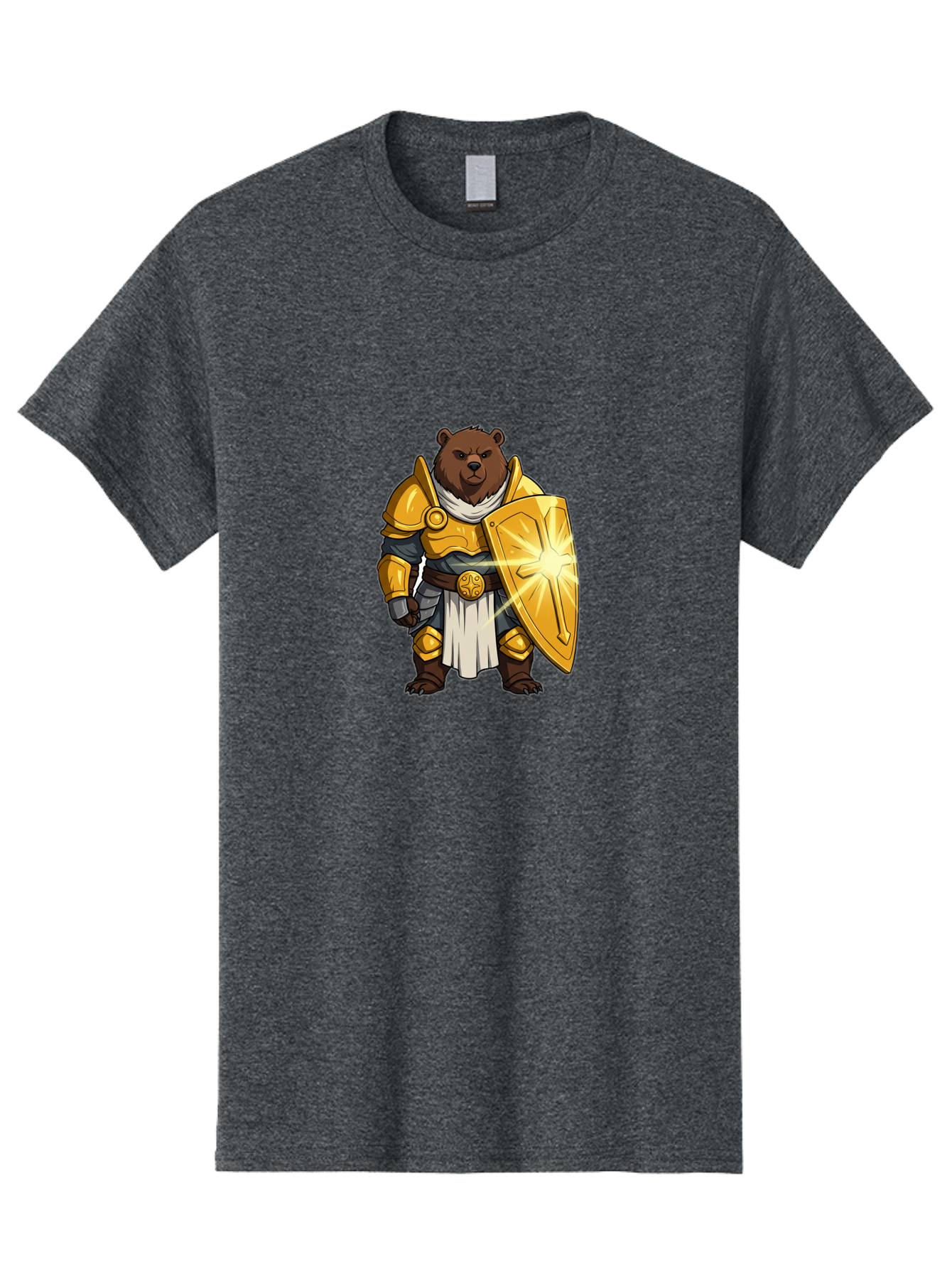 Knight-Bear-1 Men'S Graphic Tee, 100% Cotton, Comfortable Casual Summer Wear, Machine Washable, Vintage Camera, Old Camera, Antique Camera, Black Camera, Classic Photography, Photography Equipment, Nostalgic Device, Film Camera, Camera Art Baf165