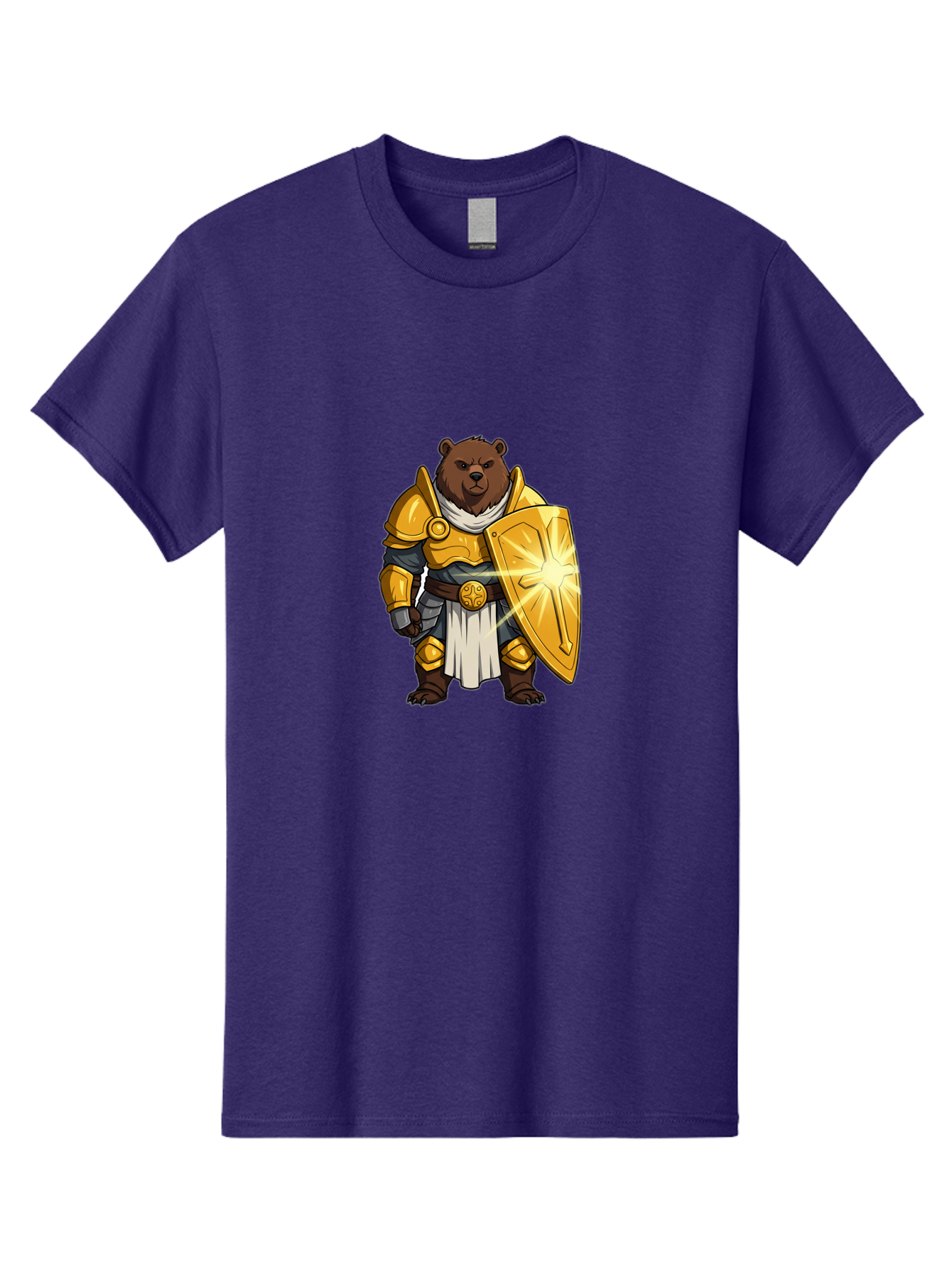 Knight-Bear-1 Men'S Graphic Tee, 100% Cotton, Comfortable Casual Summer Wear, Machine Washable, Vintage Camera, Old Camera, Antique Camera, Black Camera, Classic Photography, Photography Equipment, Nostalgic Device, Film Camera, Camera Art Baf165