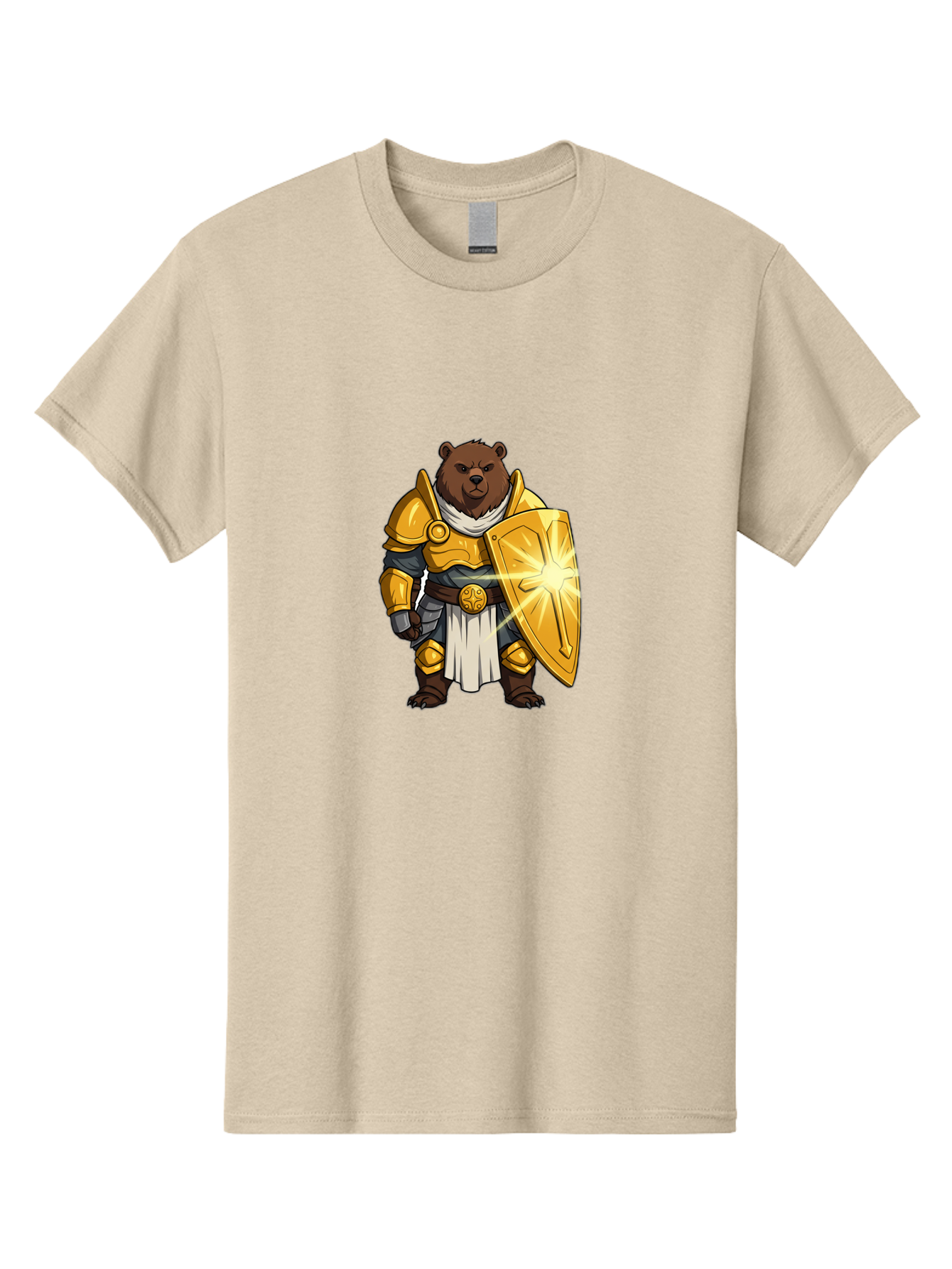 Knight-Bear-1 Men'S Graphic Tee, 100% Cotton, Comfortable Casual Summer Wear, Machine Washable, Vintage Camera, Old Camera, Antique Camera, Black Camera, Classic Photography, Photography Equipment, Nostalgic Device, Film Camera, Camera Art Baf165