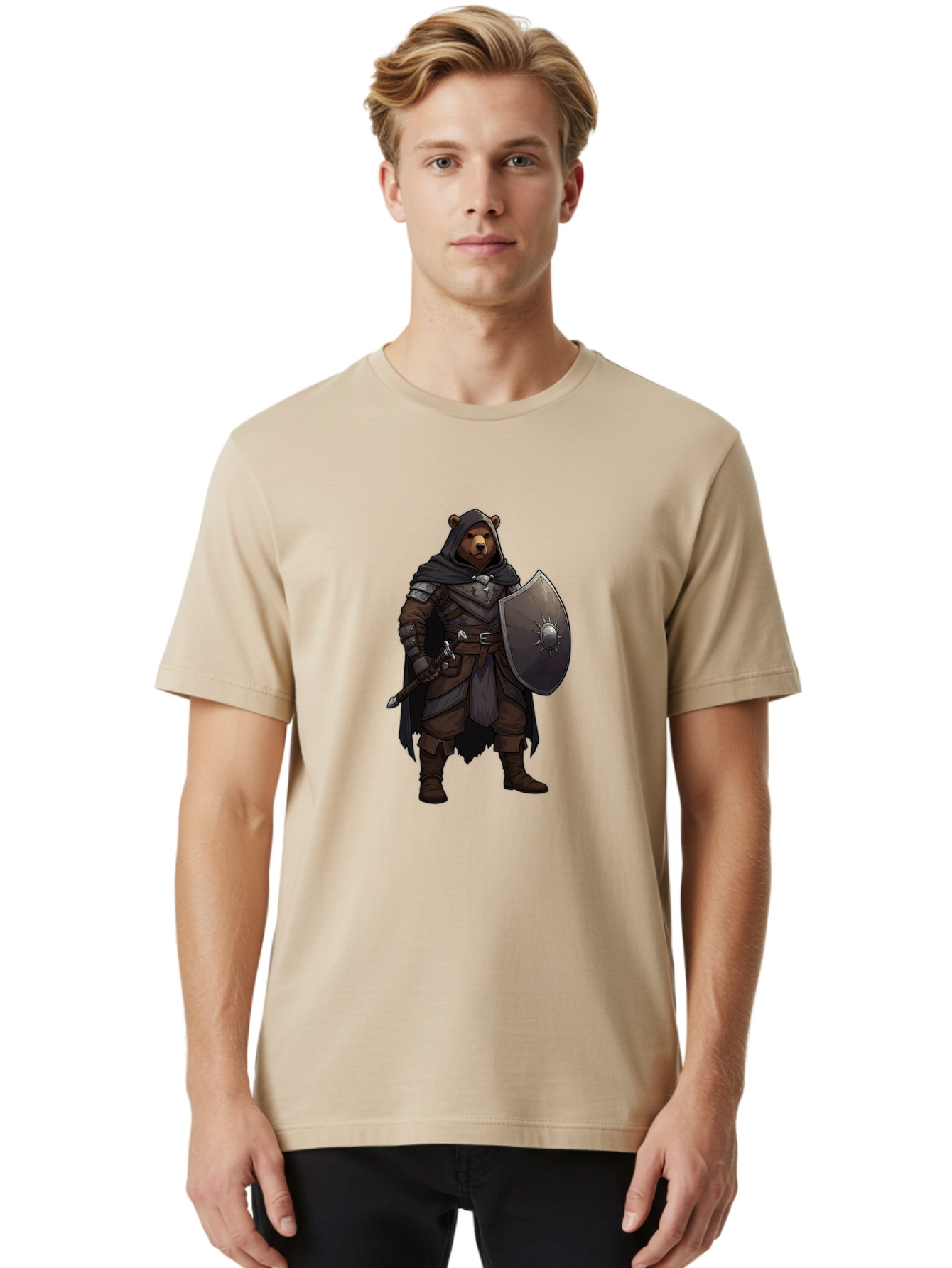 Knight-Bear Men'S Graphic Tee, 100% Cotton, Comfortable Casual Summer Wear, Machine Washable, Vintage Camera, Old Camera, Antique Camera, Black Camera, Classic Photography, Photography Equipment, Nostalgic Device, Film Camera, Camera Art Baf167