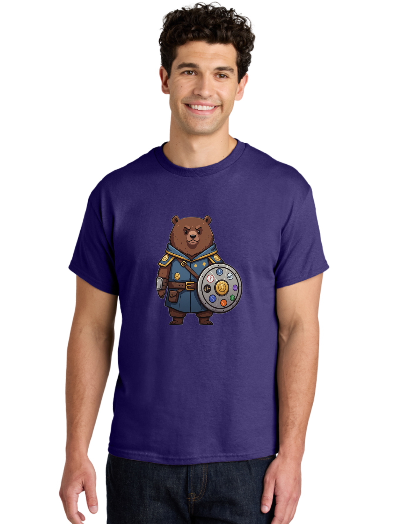 Knights-Bear Men'S Graphic Tee, 100% Cotton, Comfortable Casual Summer Wear, Machine Washable, Vintage Camera, Old Camera, Antique Camera, Black Camera, Classic Photography, Photography Equipment, Nostalgic Device, Film Camera, Camera Art Baf168