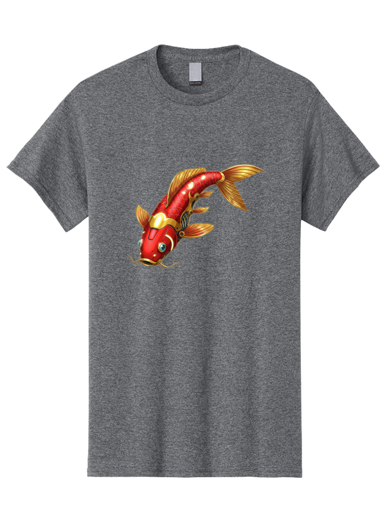 Koi-Fish-1 Men'S Graphic Tee, 100% Cotton, Comfortable Casual Summer Wear, Machine Washable, Vintage Camera, Old Camera, Antique Camera, Black Camera, Classic Photography, Photography Equipment, Nostalgic Device, Film Camera, Camera Art Baf169