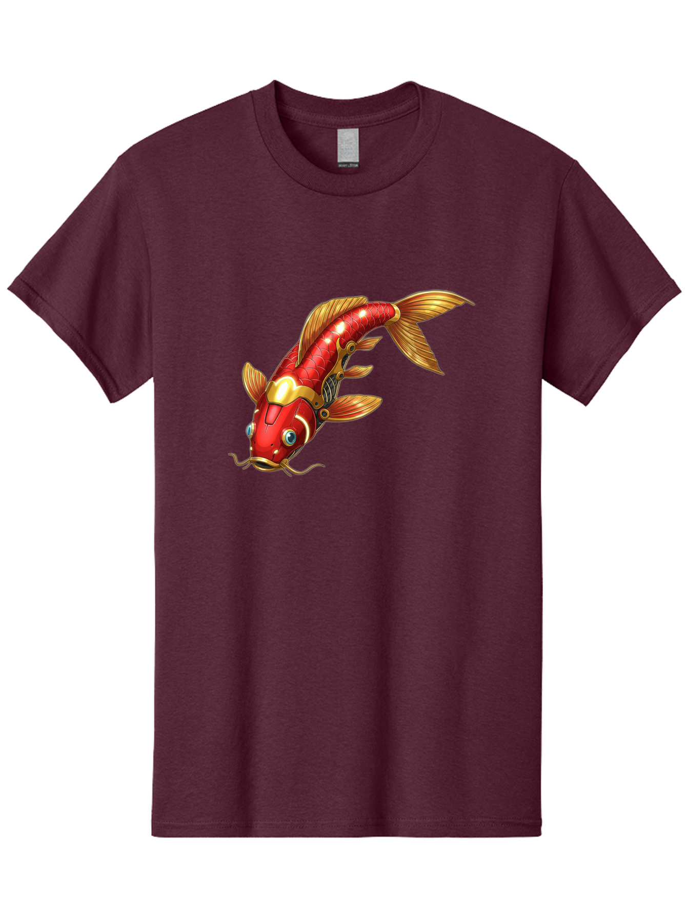 Koi-Fish-1 Men'S Graphic Tee, 100% Cotton, Comfortable Casual Summer Wear, Machine Washable, Vintage Camera, Old Camera, Antique Camera, Black Camera, Classic Photography, Photography Equipment, Nostalgic Device, Film Camera, Camera Art Baf169
