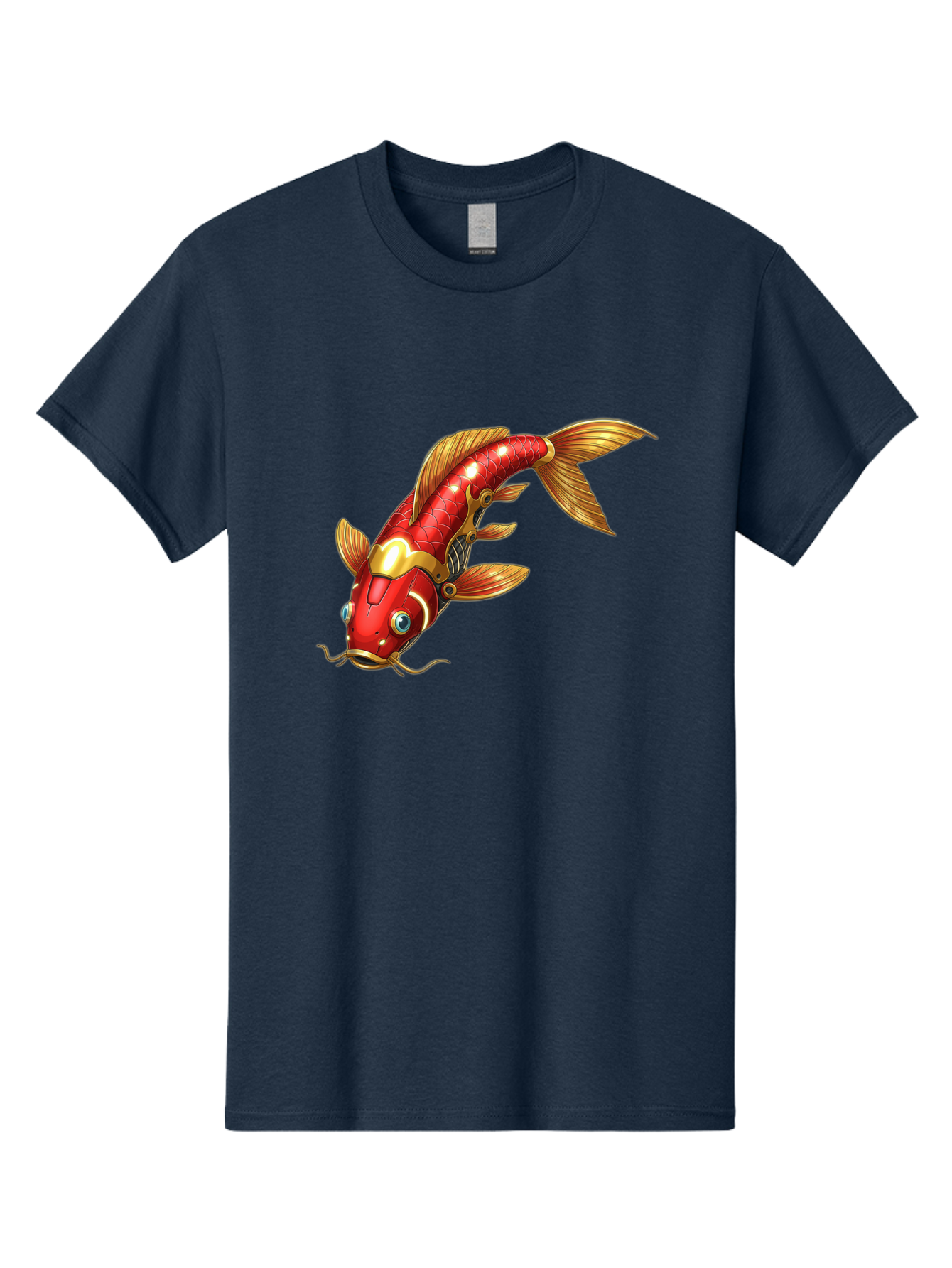 Koi-Fish-1 Men'S Graphic Tee, 100% Cotton, Comfortable Casual Summer Wear, Machine Washable, Vintage Camera, Old Camera, Antique Camera, Black Camera, Classic Photography, Photography Equipment, Nostalgic Device, Film Camera, Camera Art Baf169