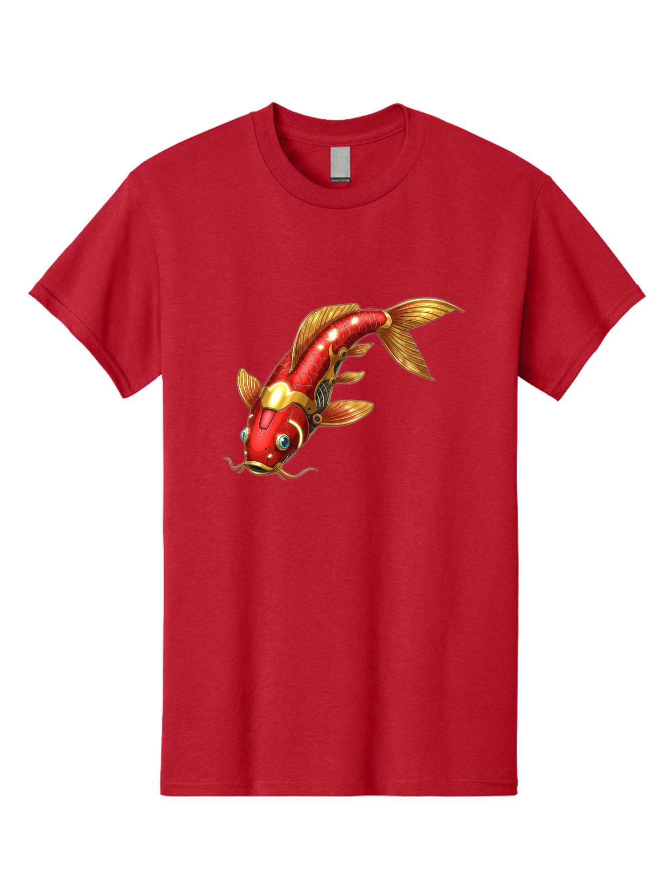 Koi-Fish-1 Men'S Graphic Tee, 100% Cotton, Comfortable Casual Summer Wear, Machine Washable, Vintage Camera, Old Camera, Antique Camera, Black Camera, Classic Photography, Photography Equipment, Nostalgic Device, Film Camera, Camera Art Baf169