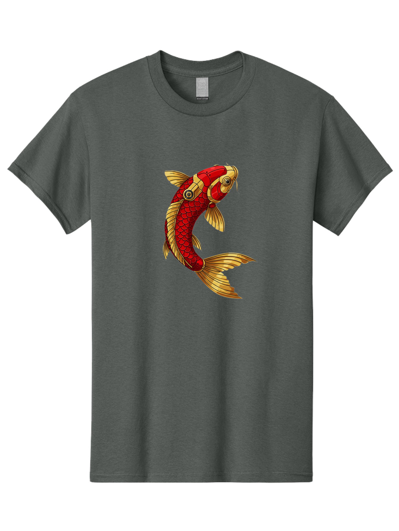 Koi-Fish-2 Men'S Graphic Tee, 100% Cotton, Comfortable Casual Summer Wear, Machine Washable, Vintage Camera, Old Camera, Antique Camera, Black Camera, Classic Photography, Photography Equipment, Nostalgic Device, Film Camera, Camera Art Baf170