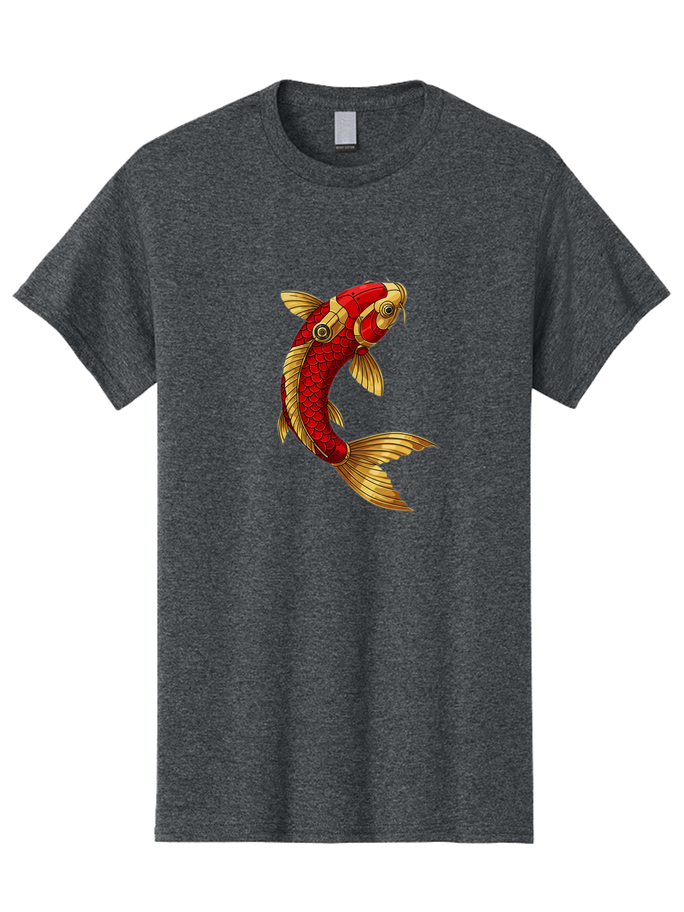 Koi-Fish-2 Men'S Graphic Tee, 100% Cotton, Comfortable Casual Summer Wear, Machine Washable, Vintage Camera, Old Camera, Antique Camera, Black Camera, Classic Photography, Photography Equipment, Nostalgic Device, Film Camera, Camera Art Baf170