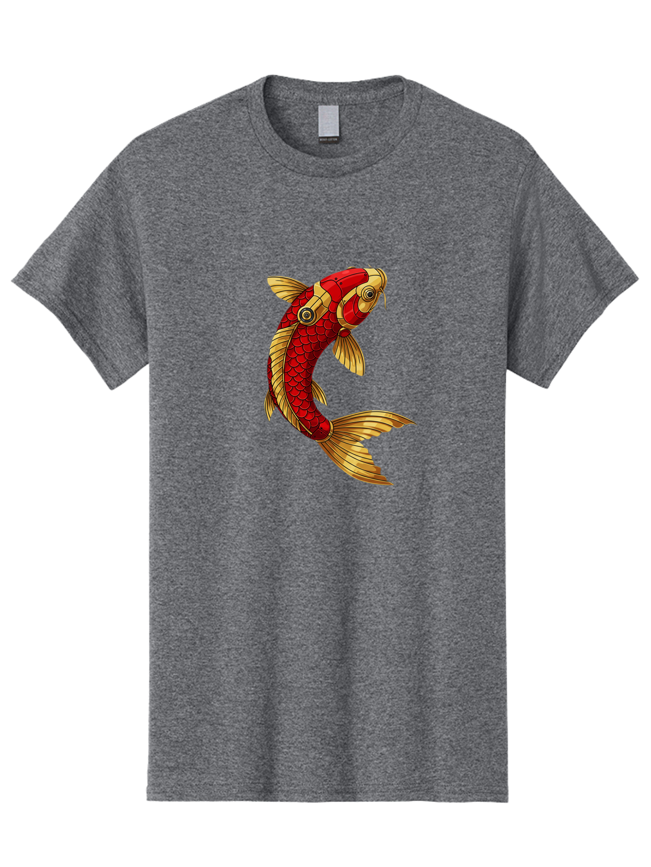 Koi-Fish-2 Men'S Graphic Tee, 100% Cotton, Comfortable Casual Summer Wear, Machine Washable, Vintage Camera, Old Camera, Antique Camera, Black Camera, Classic Photography, Photography Equipment, Nostalgic Device, Film Camera, Camera Art Baf170