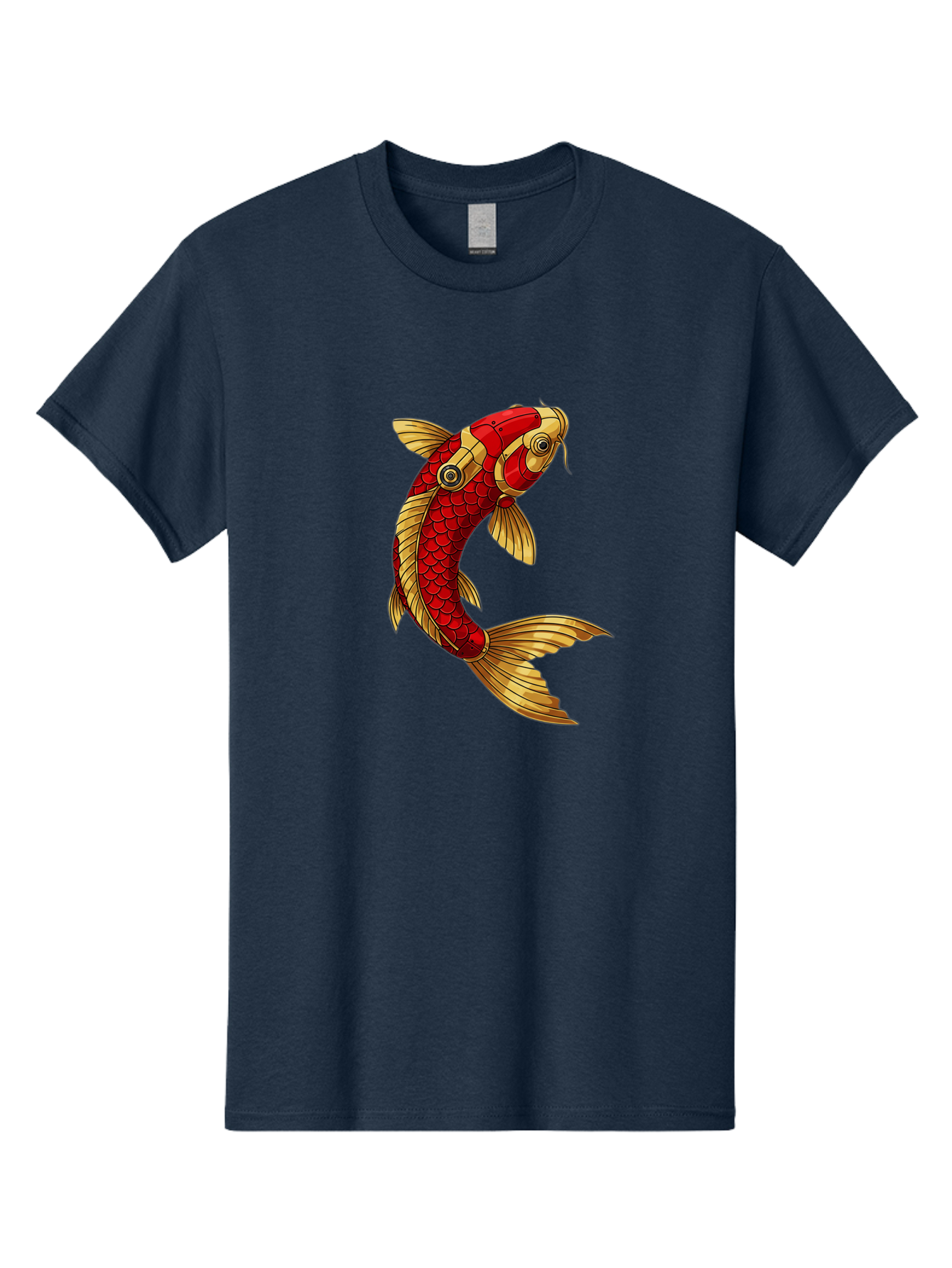 Koi-Fish-2 Men'S Graphic Tee, 100% Cotton, Comfortable Casual Summer Wear, Machine Washable, Vintage Camera, Old Camera, Antique Camera, Black Camera, Classic Photography, Photography Equipment, Nostalgic Device, Film Camera, Camera Art Baf170