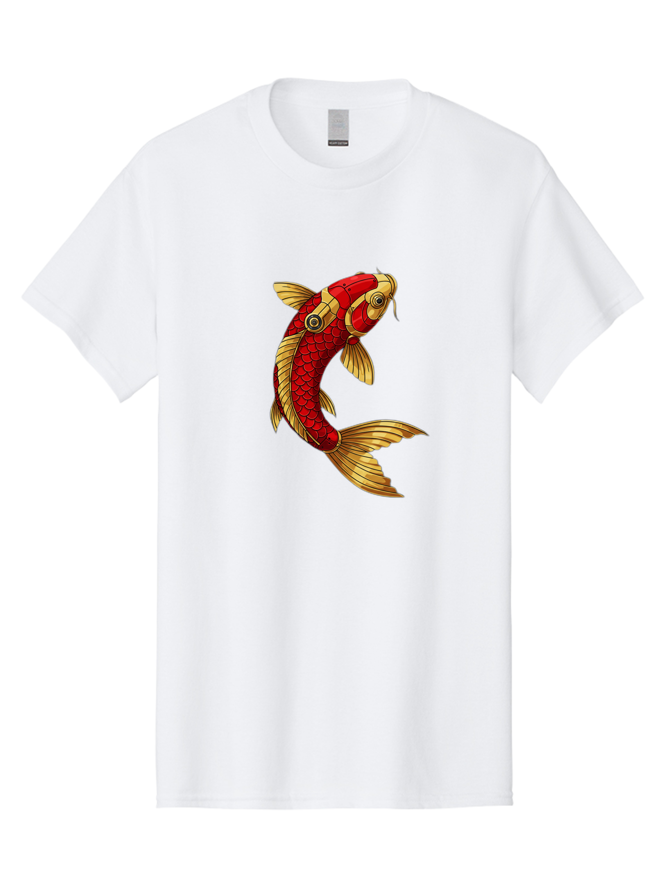 Koi-Fish-2 Men'S Graphic Tee, 100% Cotton, Comfortable Casual Summer Wear, Machine Washable, Vintage Camera, Old Camera, Antique Camera, Black Camera, Classic Photography, Photography Equipment, Nostalgic Device, Film Camera, Camera Art Baf170
